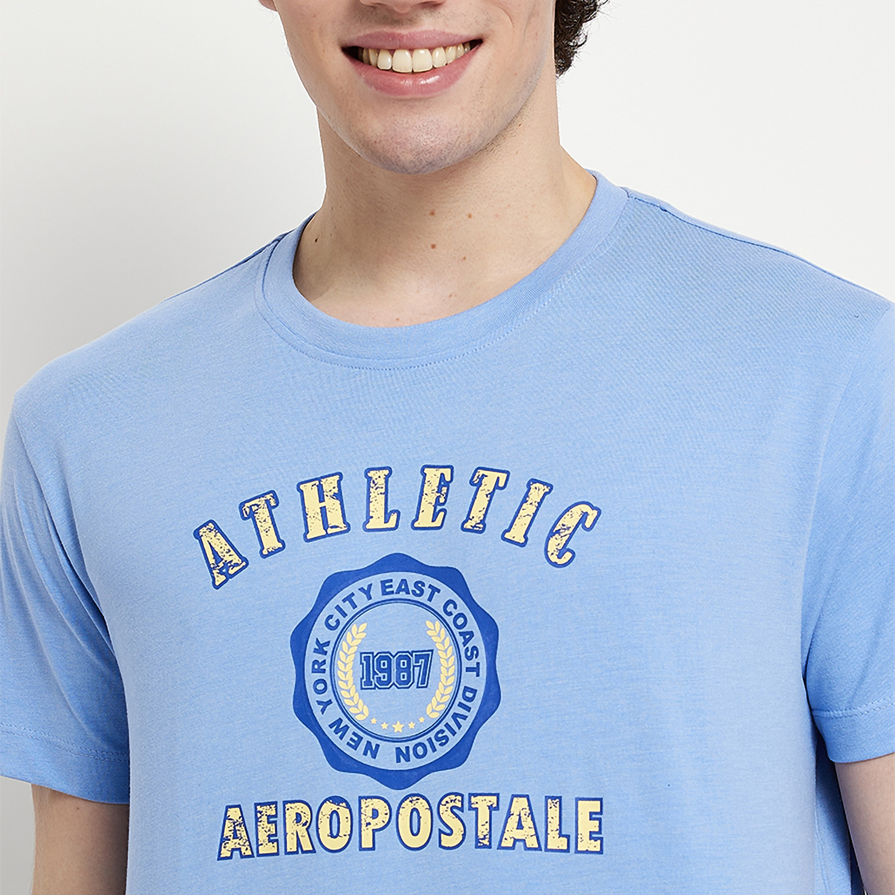 تي شيرت من ايروبوستال بأكمام قصيرة و ياقة مستديرة مع طبعات-men-clothing-tshirtsandpolos-tshirts-image-7