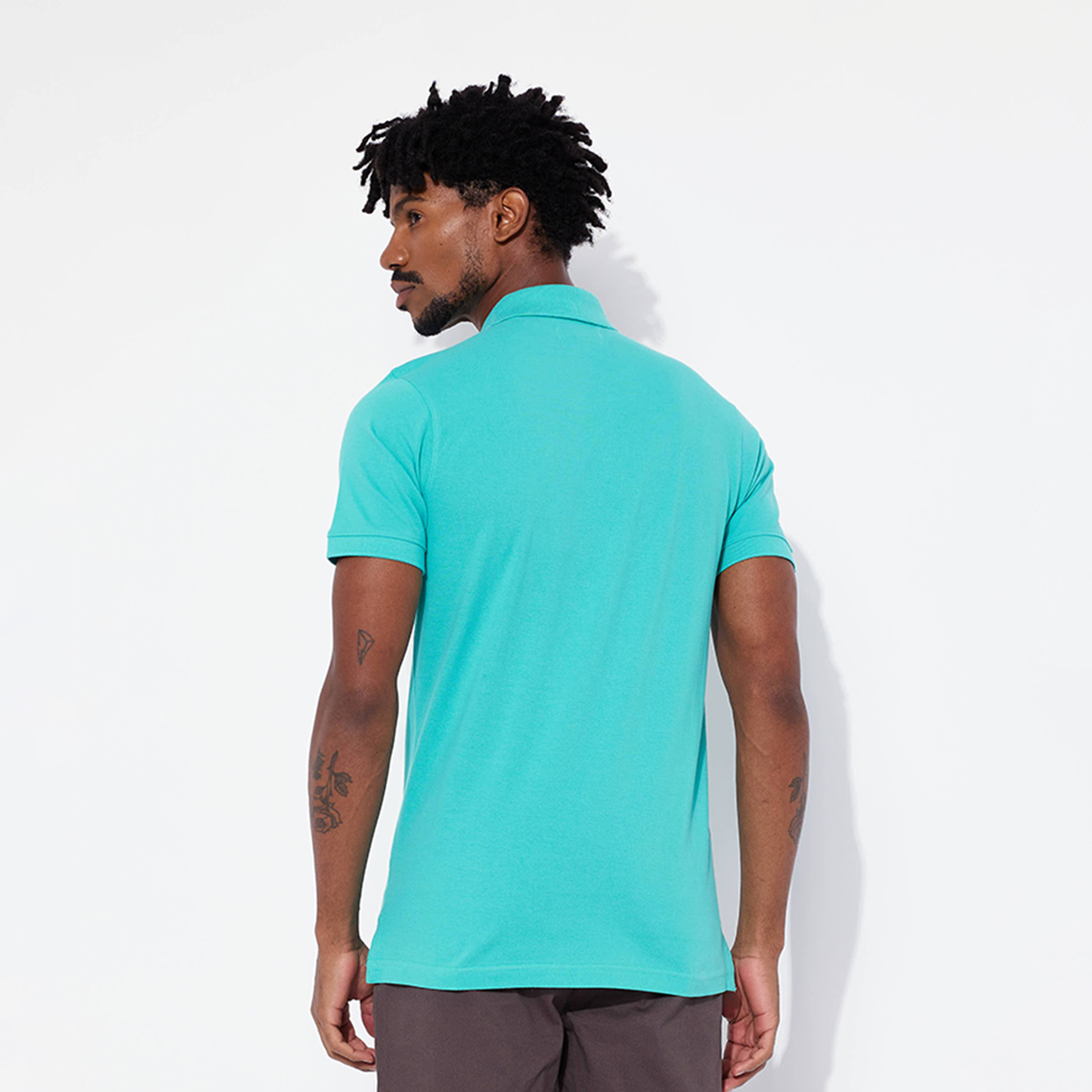 ايروبوستيل- تي شيرت بولو رجالي سادة بأكمام قصيرة وياقة-men-clothing-tshirtsandpolos-polos-image-4