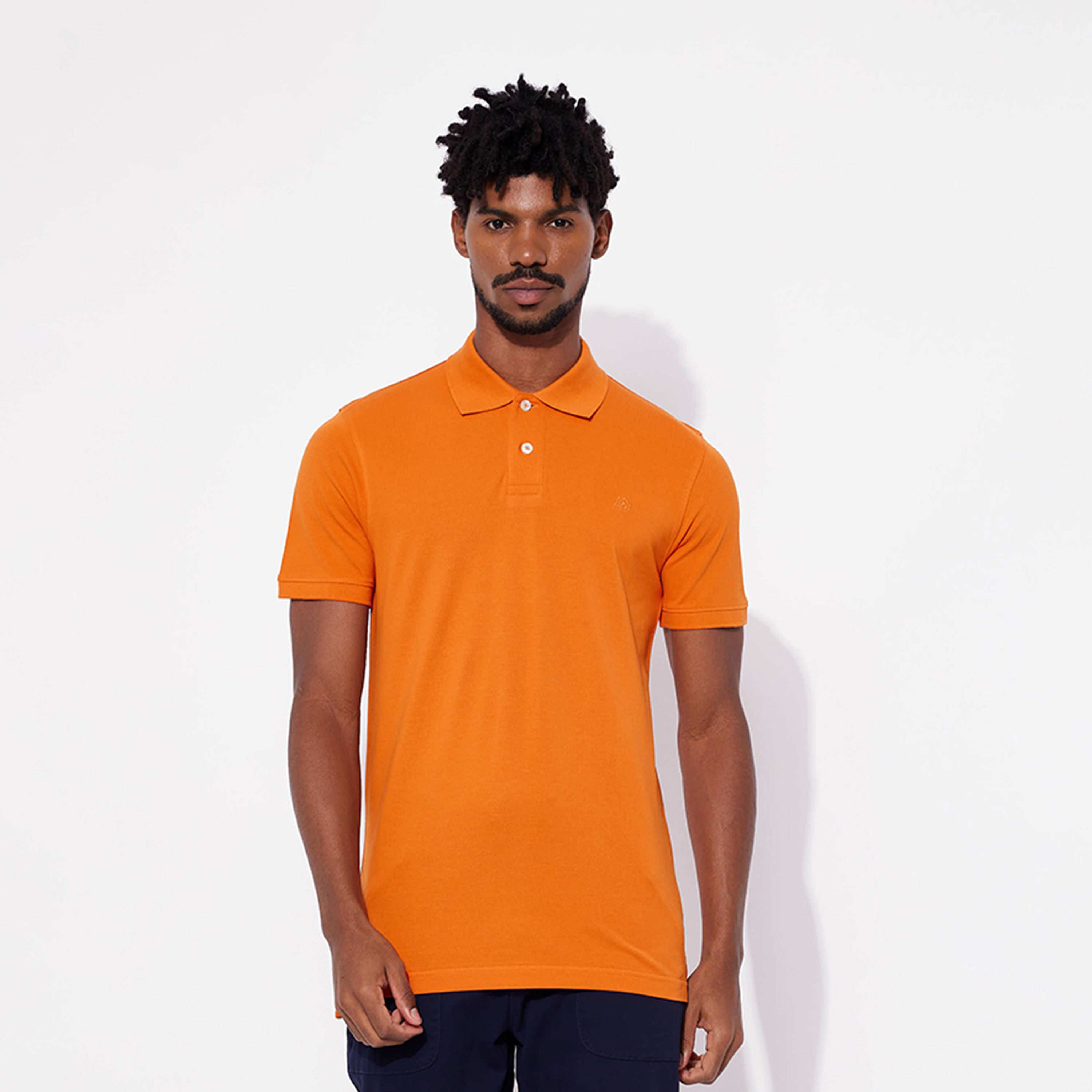 Aeropostale Men's Solid Collared Short Sleeves Polo T-shirt-men-clothing-tshirtsandpolos-polos-image-1