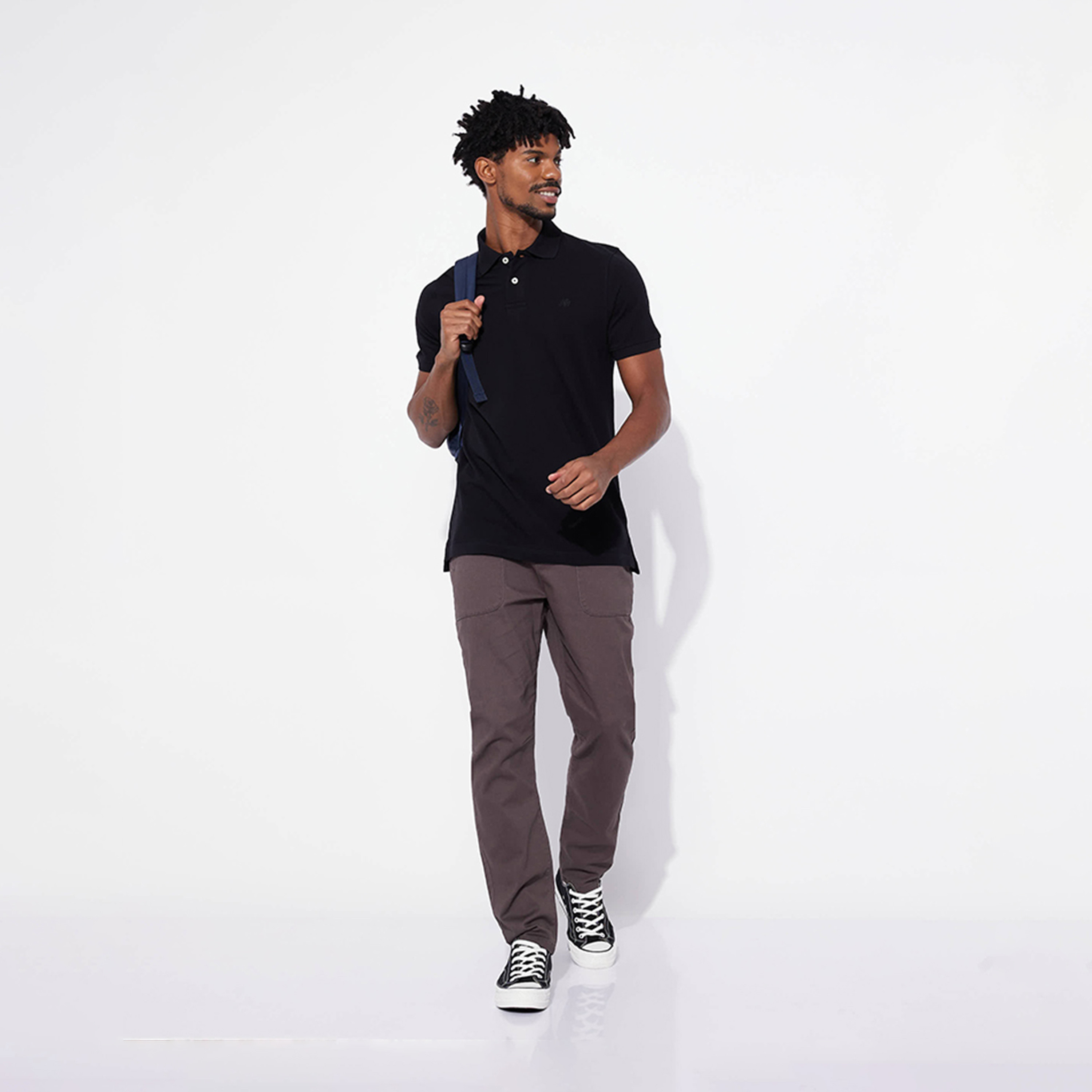ايروبوستيل- تي شيرت بولو رجالي سادة بأكمام قصيرة وياقة-men-clothing-tshirtsandpolos-polos-image-2