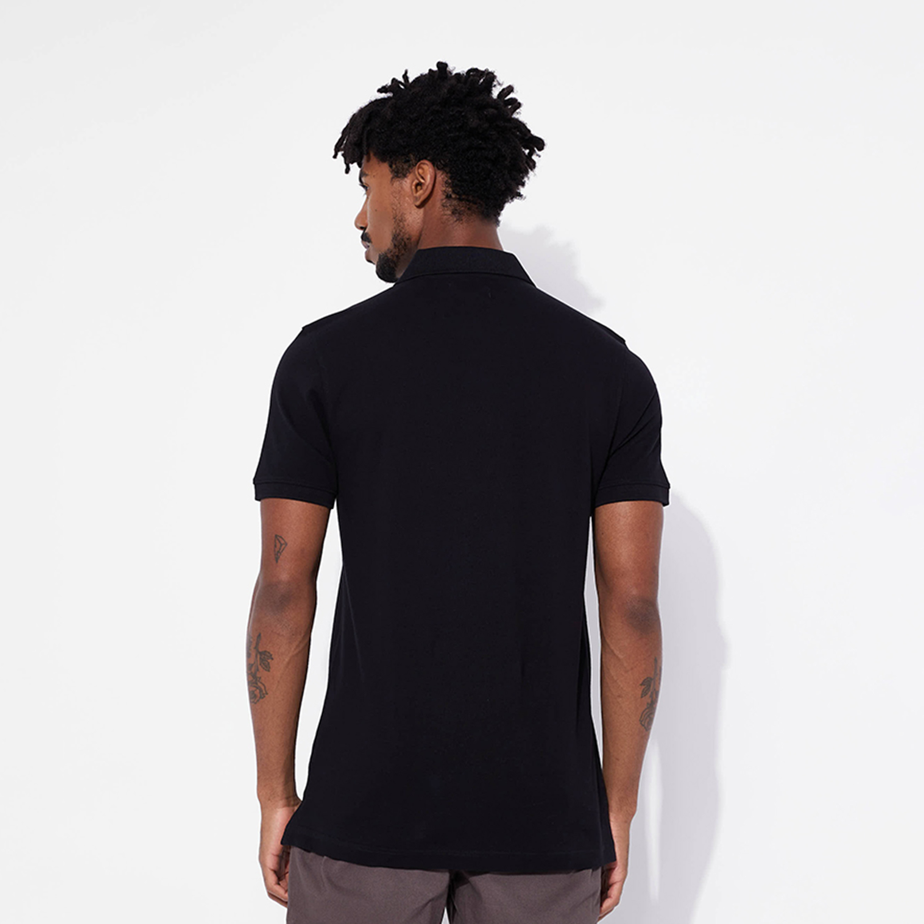 ايروبوستيل- تي شيرت بولو رجالي سادة بأكمام قصيرة وياقة-men-clothing-tshirtsandpolos-polos-image-4