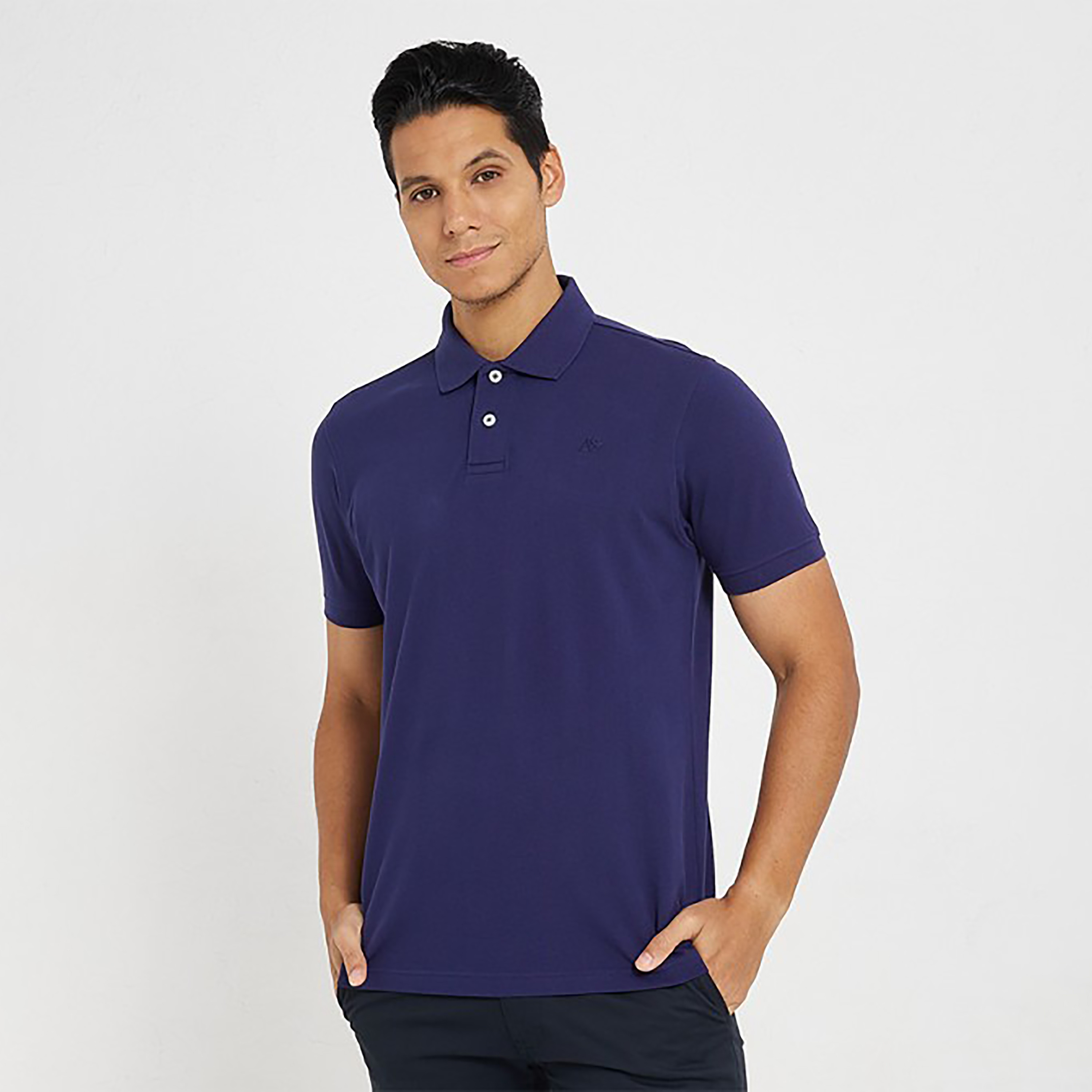 Aeropostale Plain Collared Short Sleeves Polo T-Shirt-men-clothing-tshirtsandpolos-polos-image-1