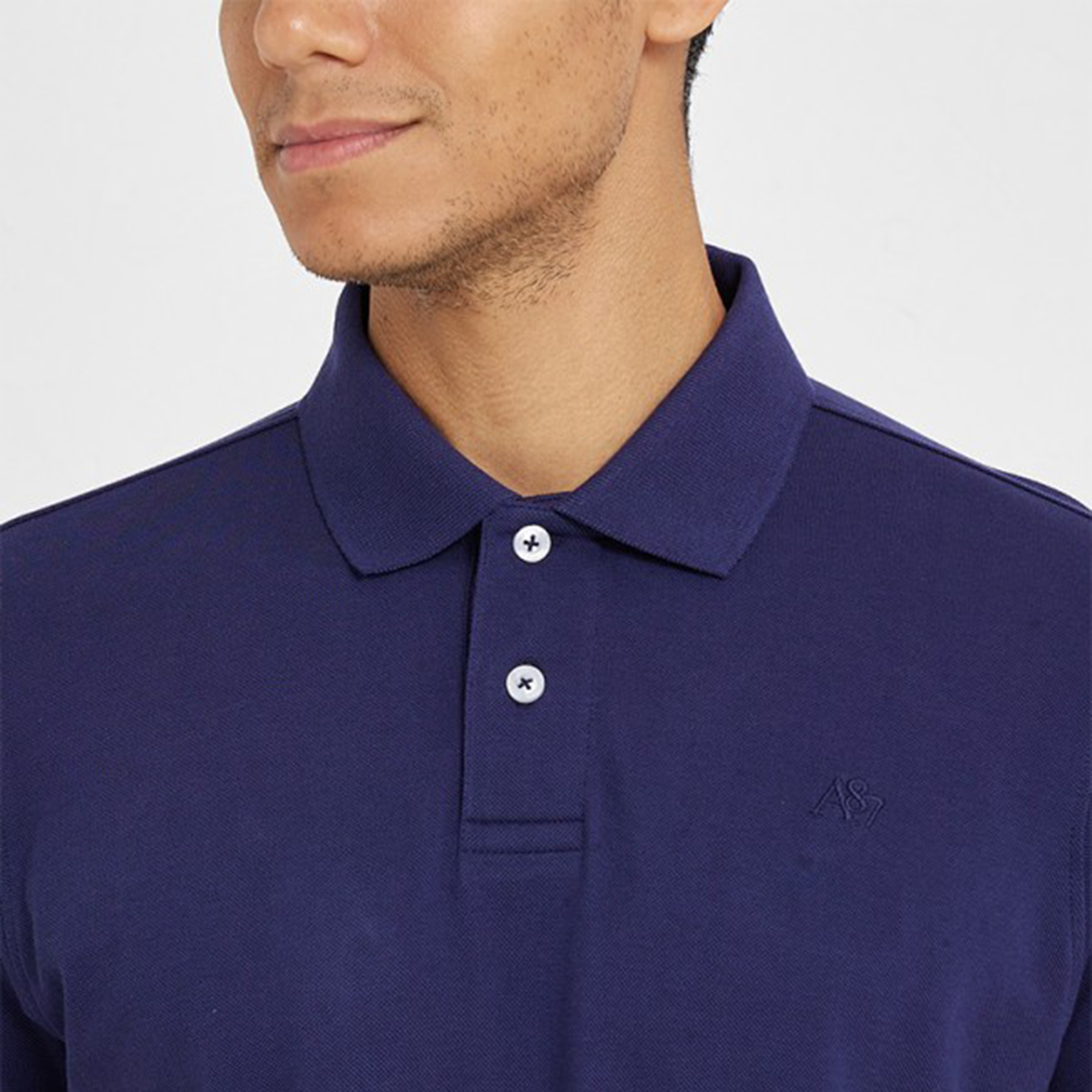 Aeropostale Plain Collared Short Sleeves Polo T-Shirt-men-clothing-tshirtsandpolos-polos-image-3