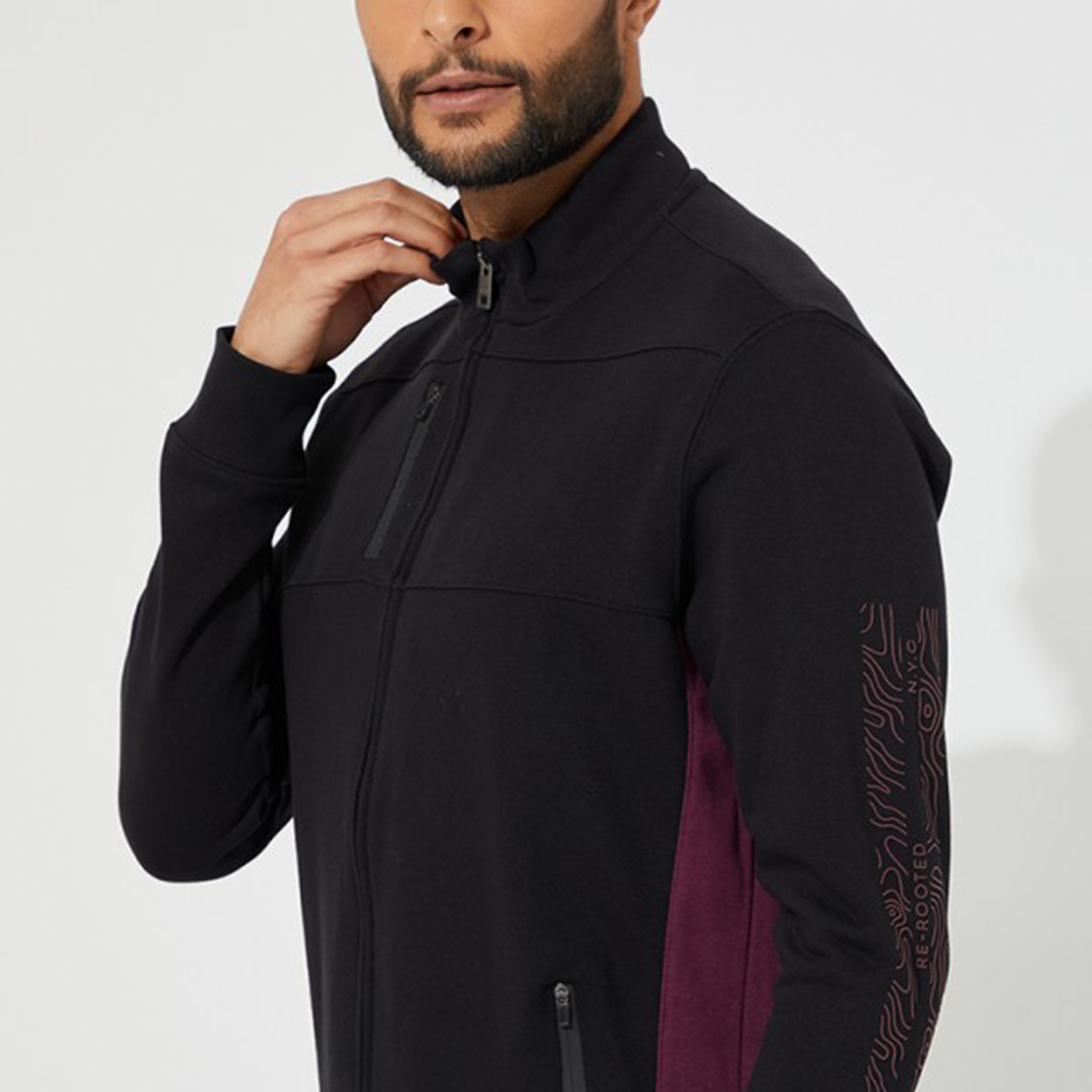 Aeropostale Plain High Neck Jacket-men-clothing-jacketsandblazers-jackets-image-11