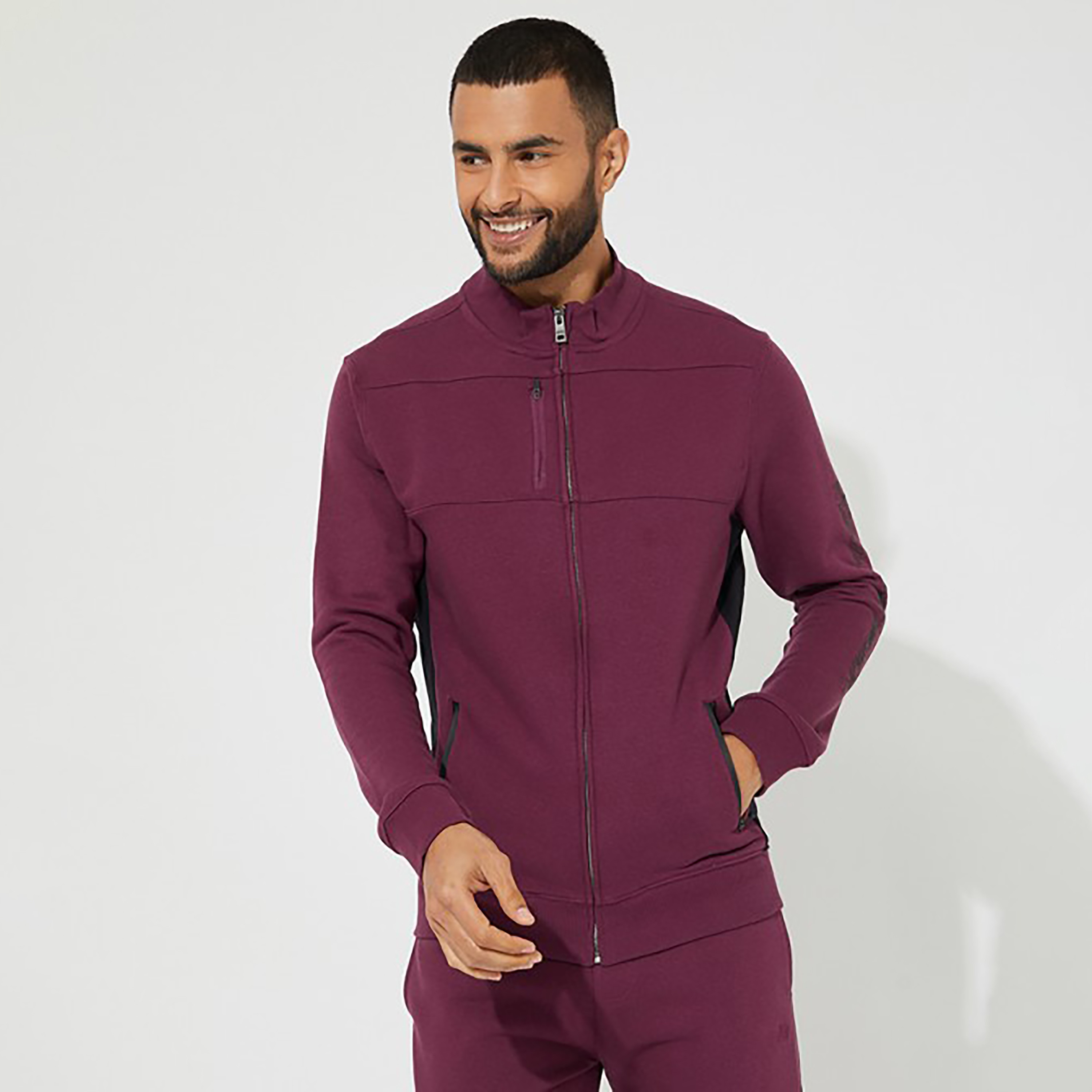 Aeropostale Plain High Neck Jacket-men-clothing-jacketsandblazers-jackets-image-1