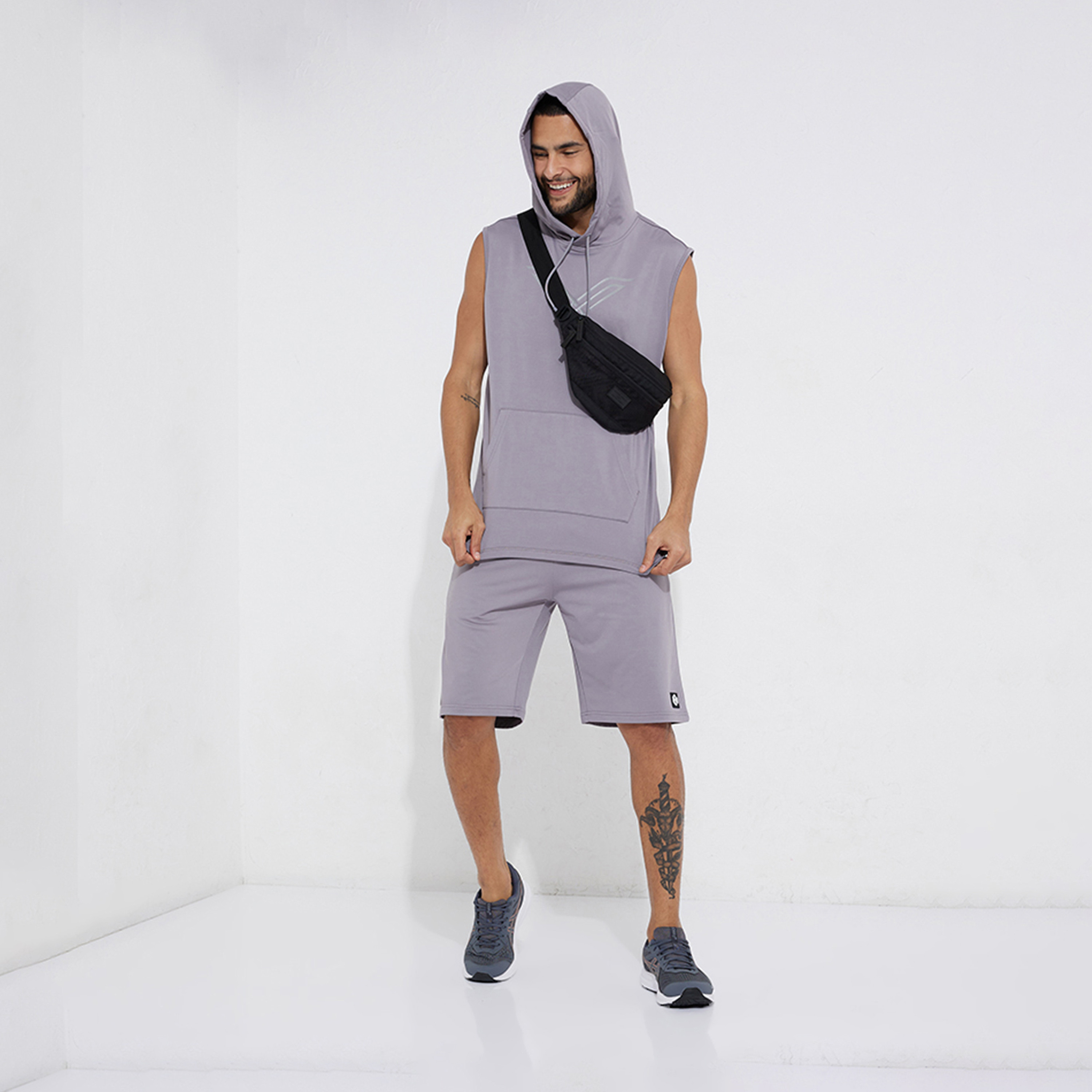 Aeropostale Men's Solid Sleeveless Hooded T-shirt with Front Kangaroo Pocket-men-clothing-tshirtsandpolos-tshirts-image-2