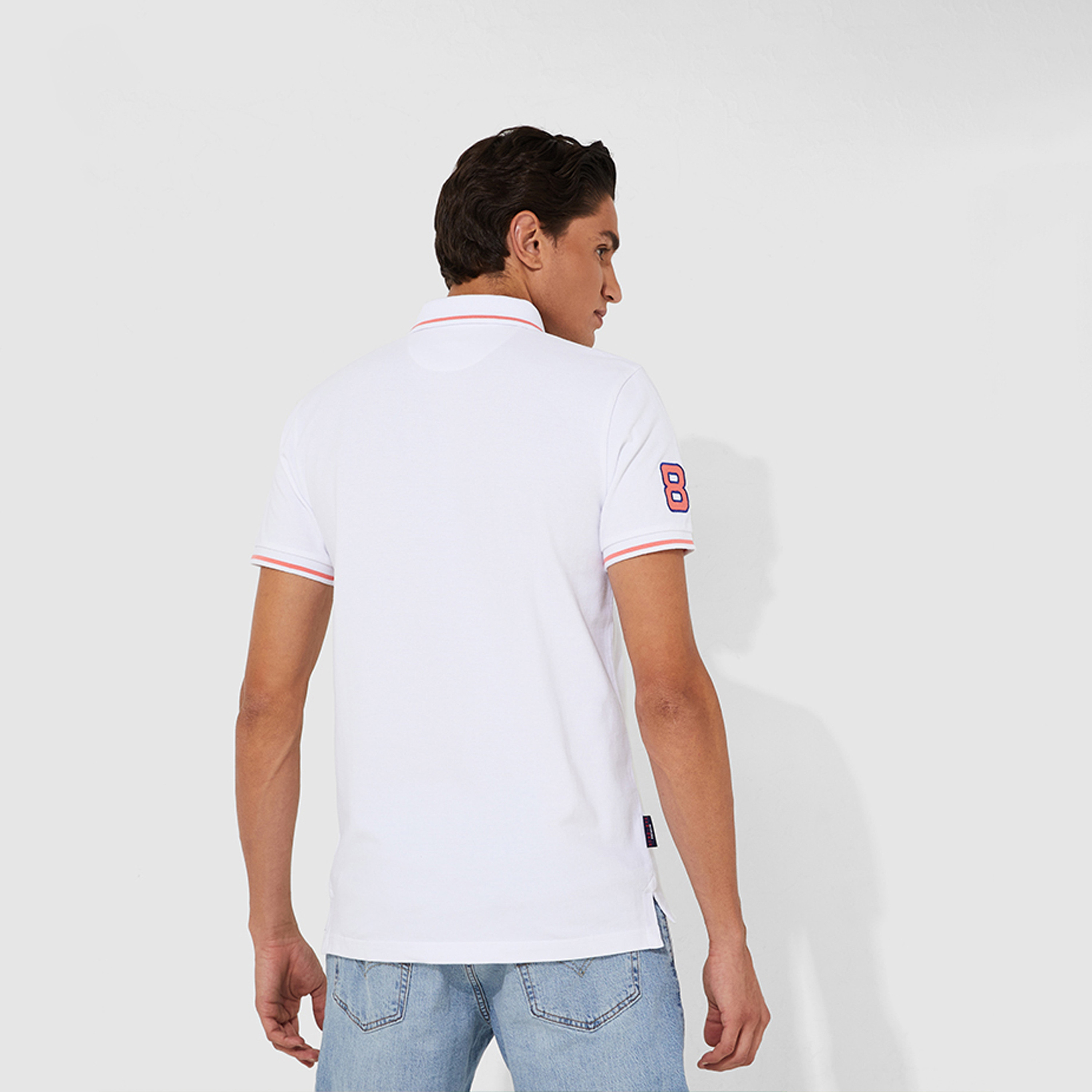 ايروبوستيل- تي شيرت بولو رجالي منقوش بأكمام قصيرة وياقة مطرزة-men-clothing-tshirtsandpolos-polos-image-4