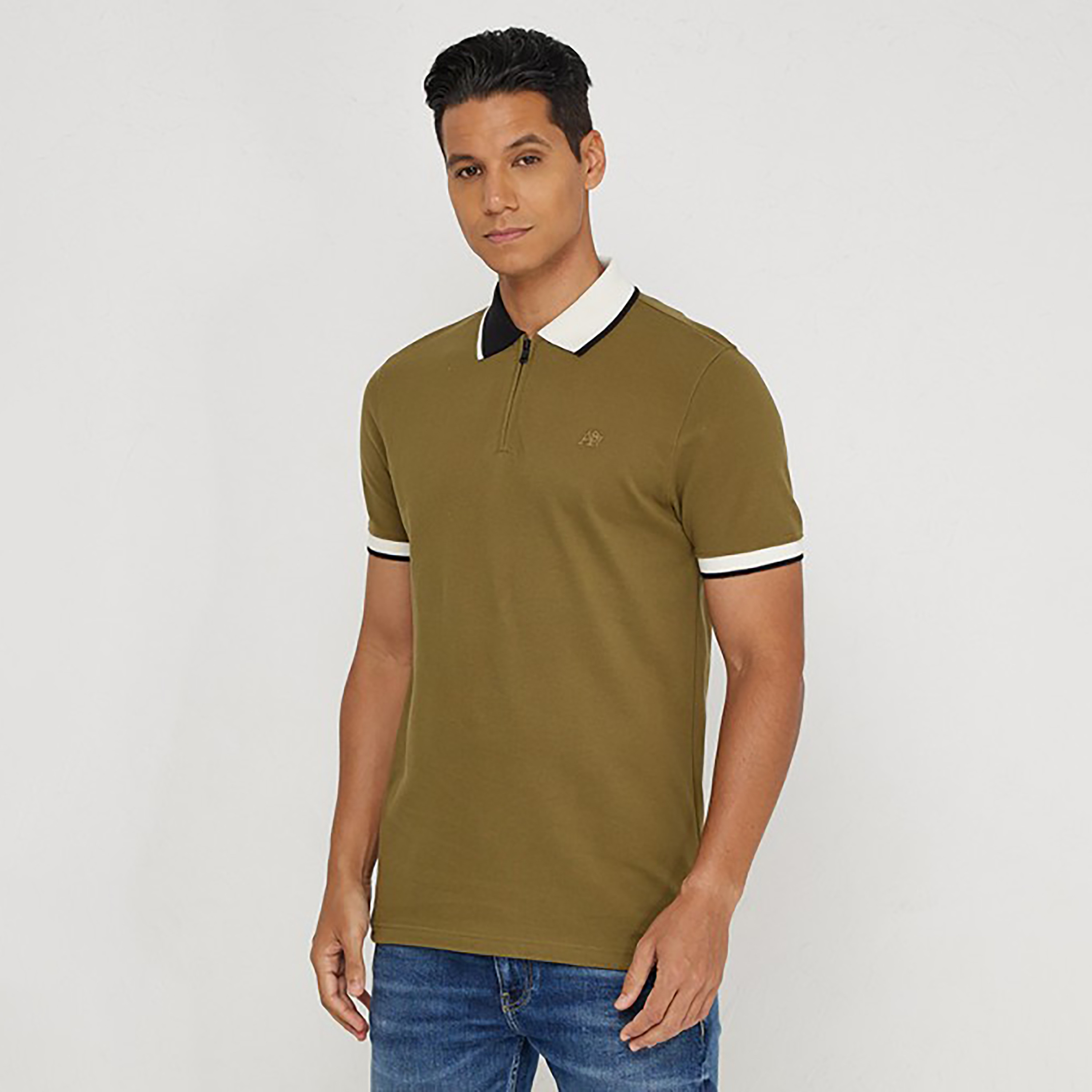 Aeropostale Plain Short Sleeves Polo T-Shirt-men-clothing-tshirtsandpolos-polos-image-1