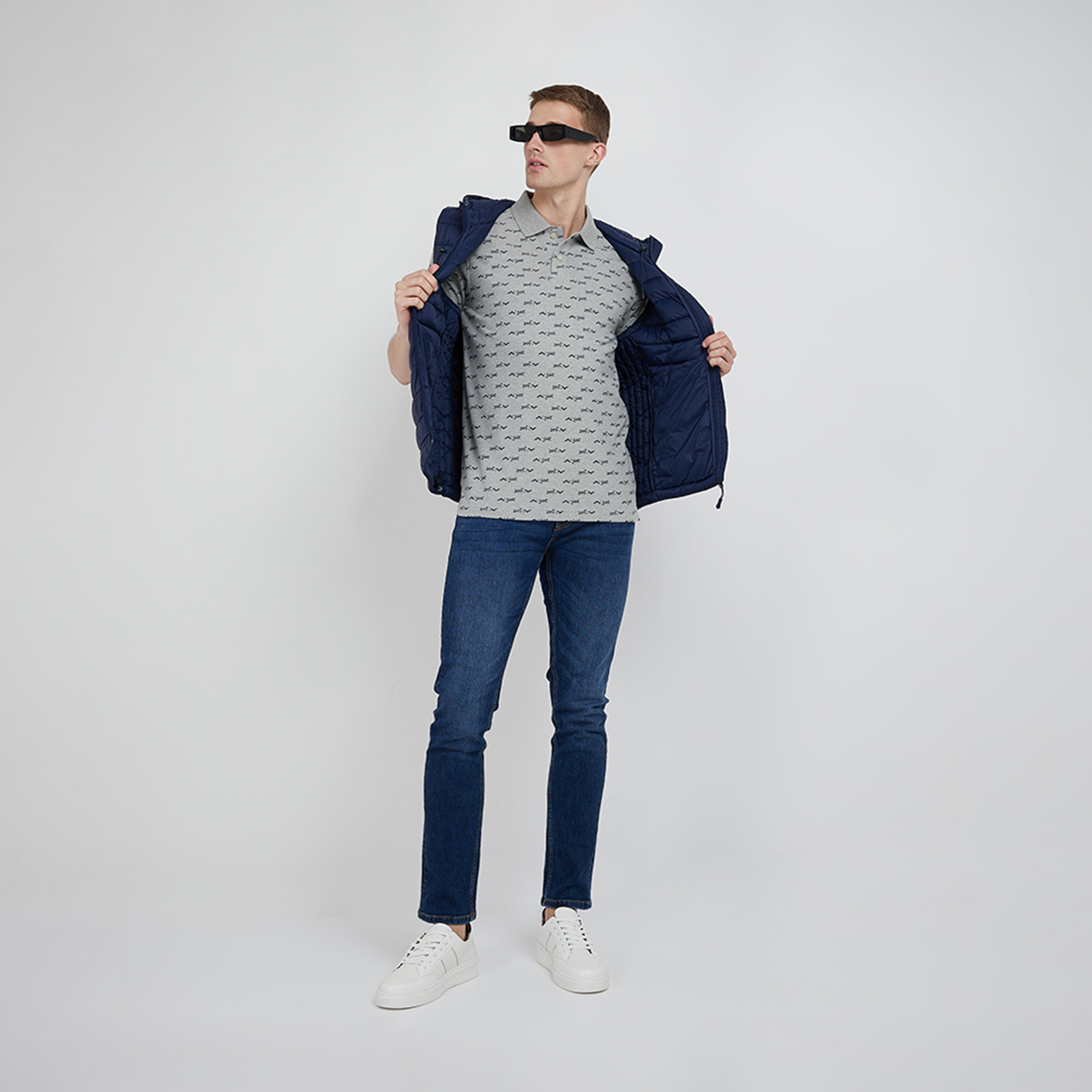 ايروبوستيل- تي شيرت بولو مطبوع وأكمام قصيرة وياقة-men-clothing-tshirtsandpolos-polos-image-2