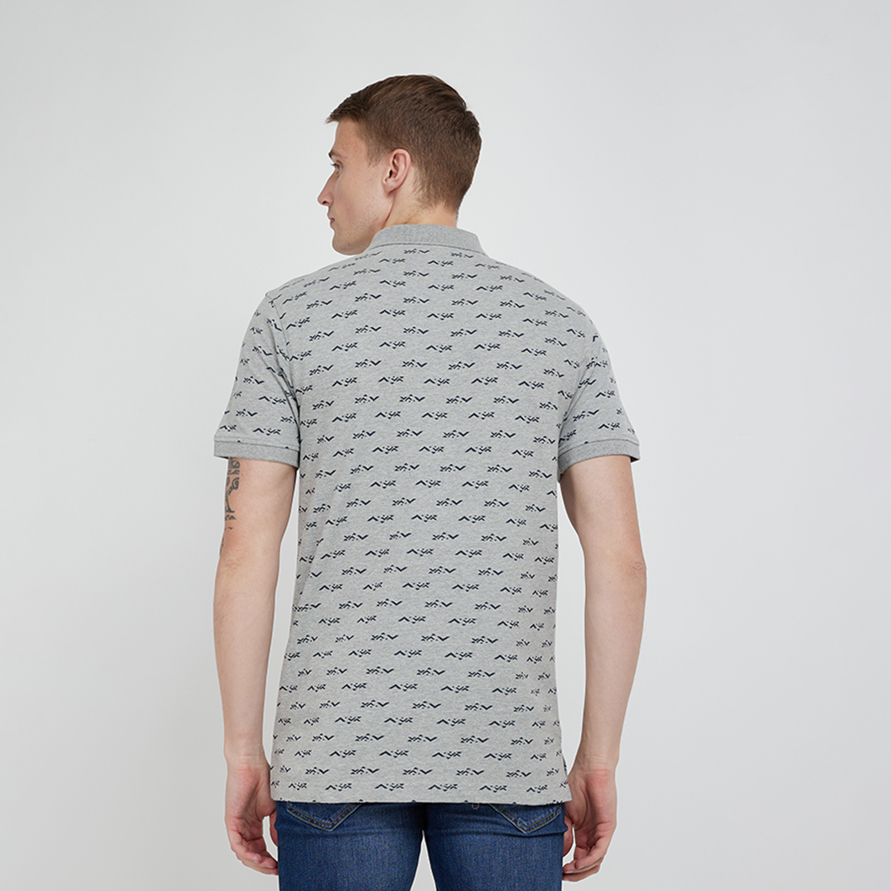 ايروبوستيل- تي شيرت بولو مطبوع وأكمام قصيرة وياقة-men-clothing-tshirtsandpolos-polos-image-4