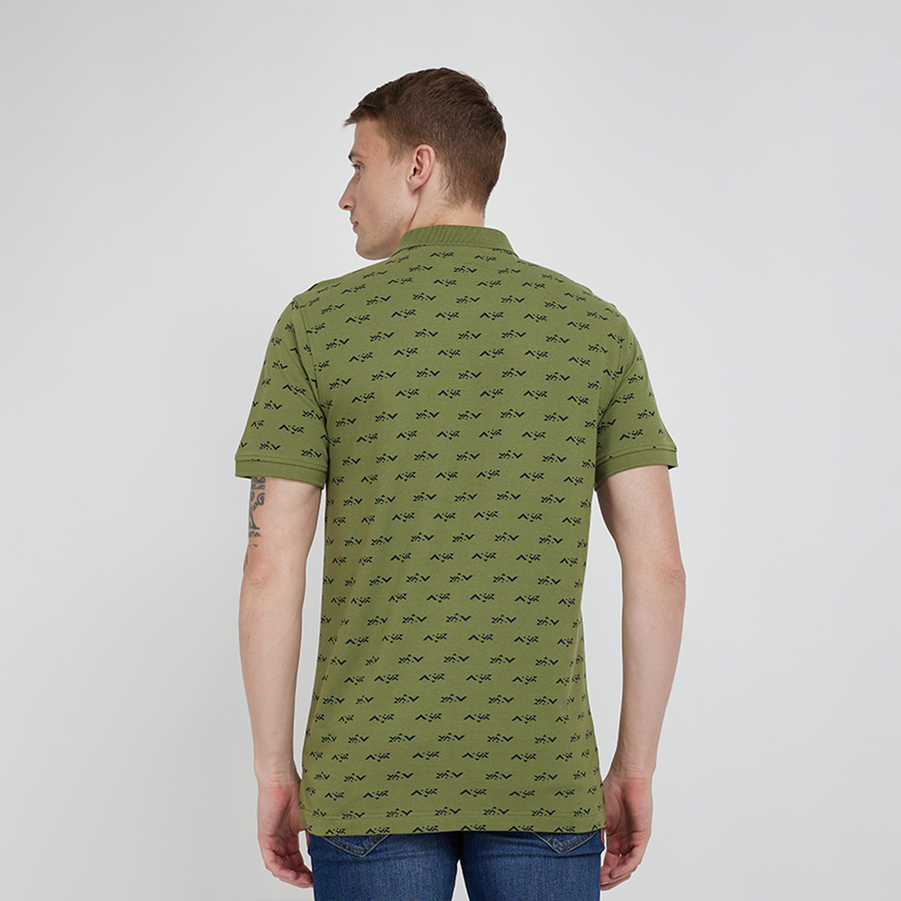 ايروبوستيل- تي شيرت بولو مطبوع وأكمام قصيرة وياقة-men-clothing-tshirtsandpolos-polos-image-8