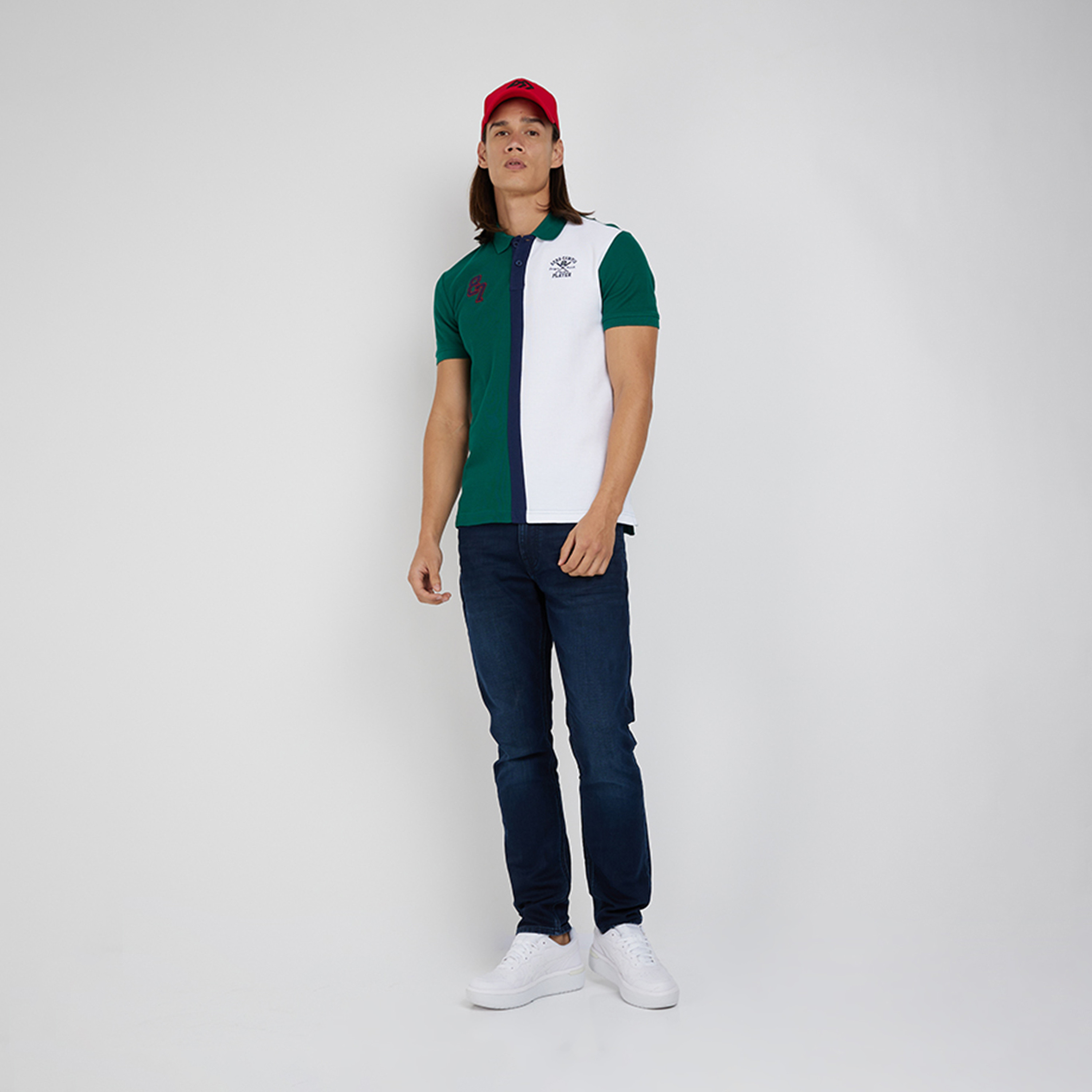 ايروبوستيل- تي شيرت بولو رجالي منقوش بأكمام قصيرة وياقة بألوان متعددة-men-clothing-tshirtsandpolos-polos-image-2