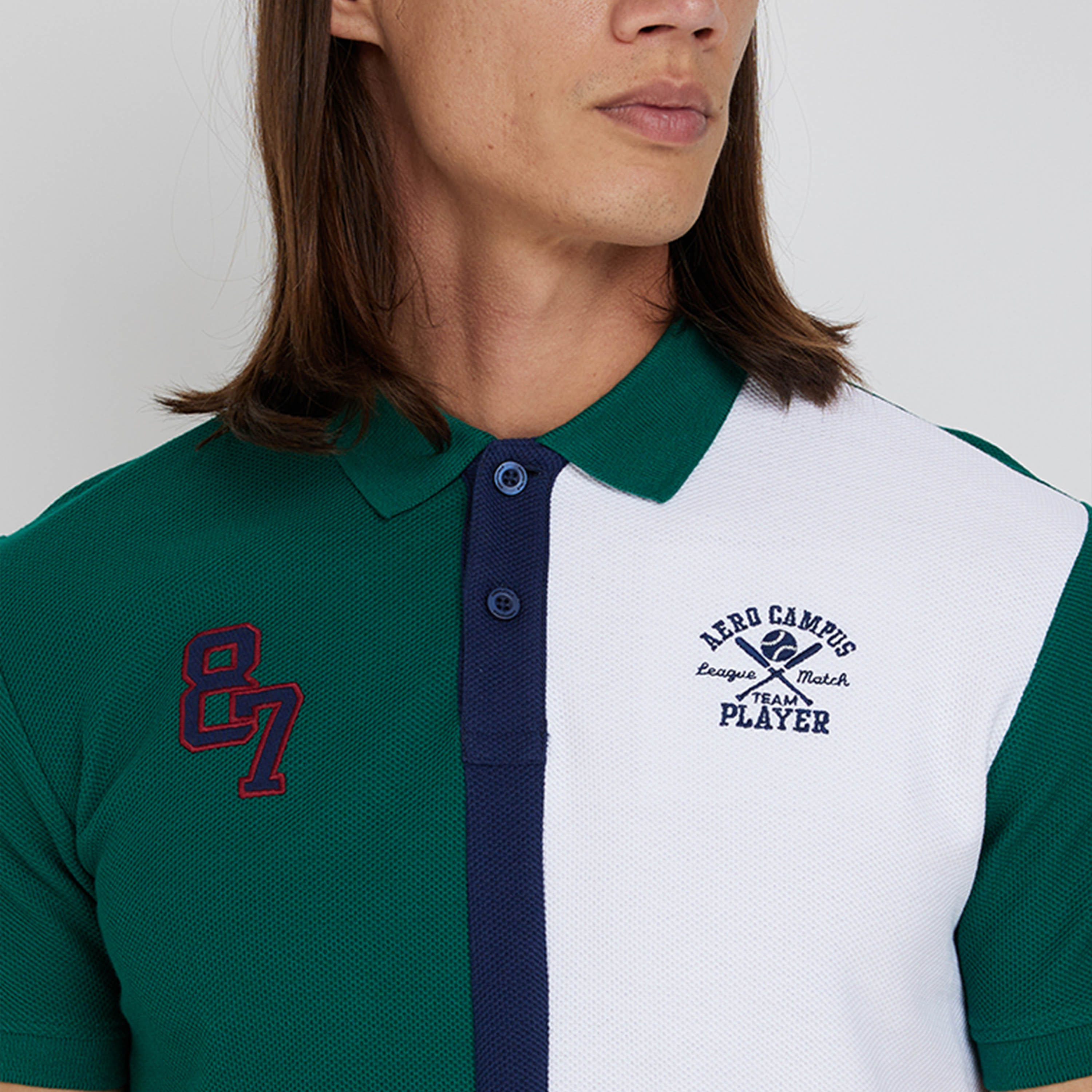 ايروبوستيل- تي شيرت بولو رجالي منقوش بأكمام قصيرة وياقة بألوان متعددة-men-clothing-tshirtsandpolos-polos-image-3