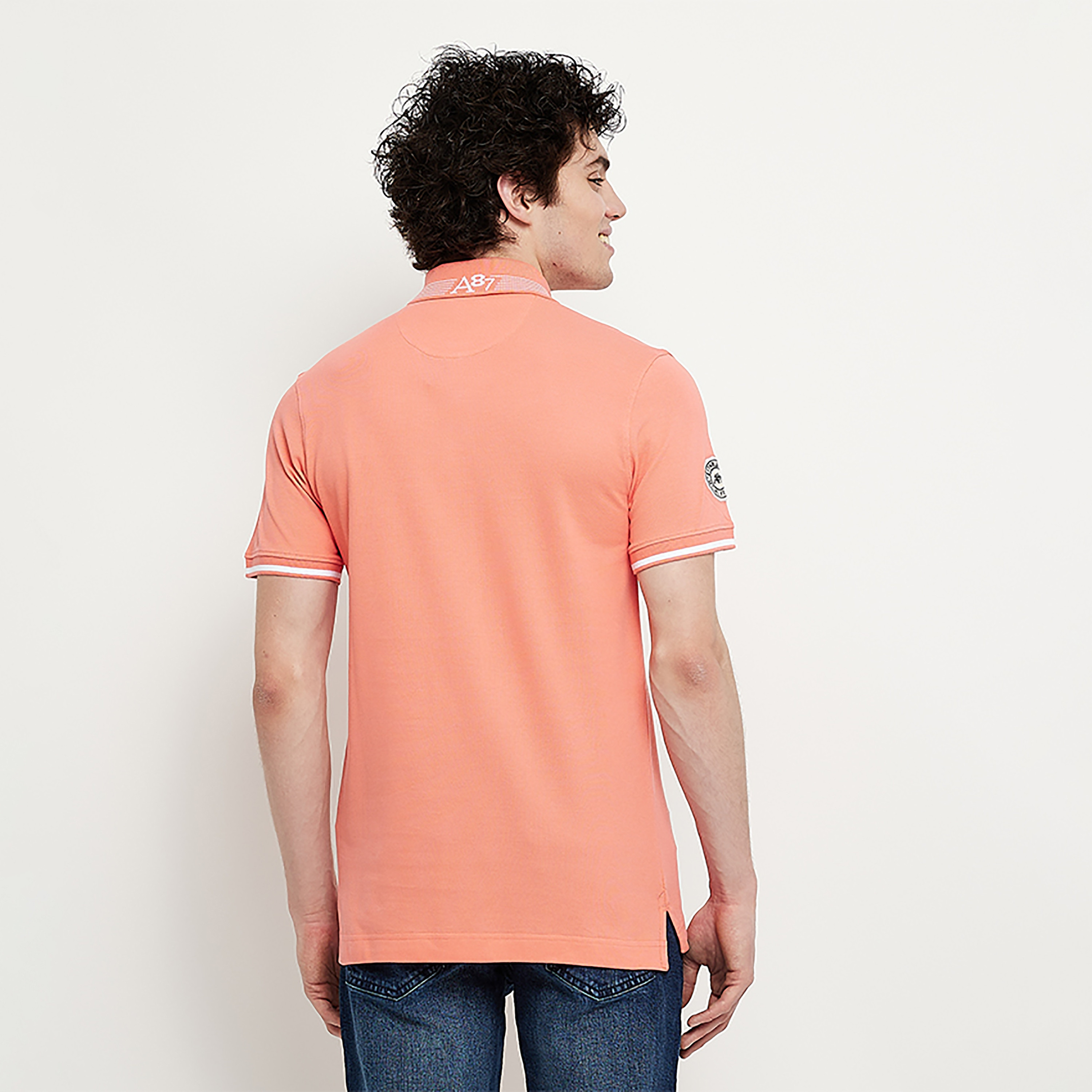 بولو تي شيرت سادة ذو ياقة من ايروبوستال بأكمام قصيرة-men-clothing-tshirtsandpolos-polos-image-8