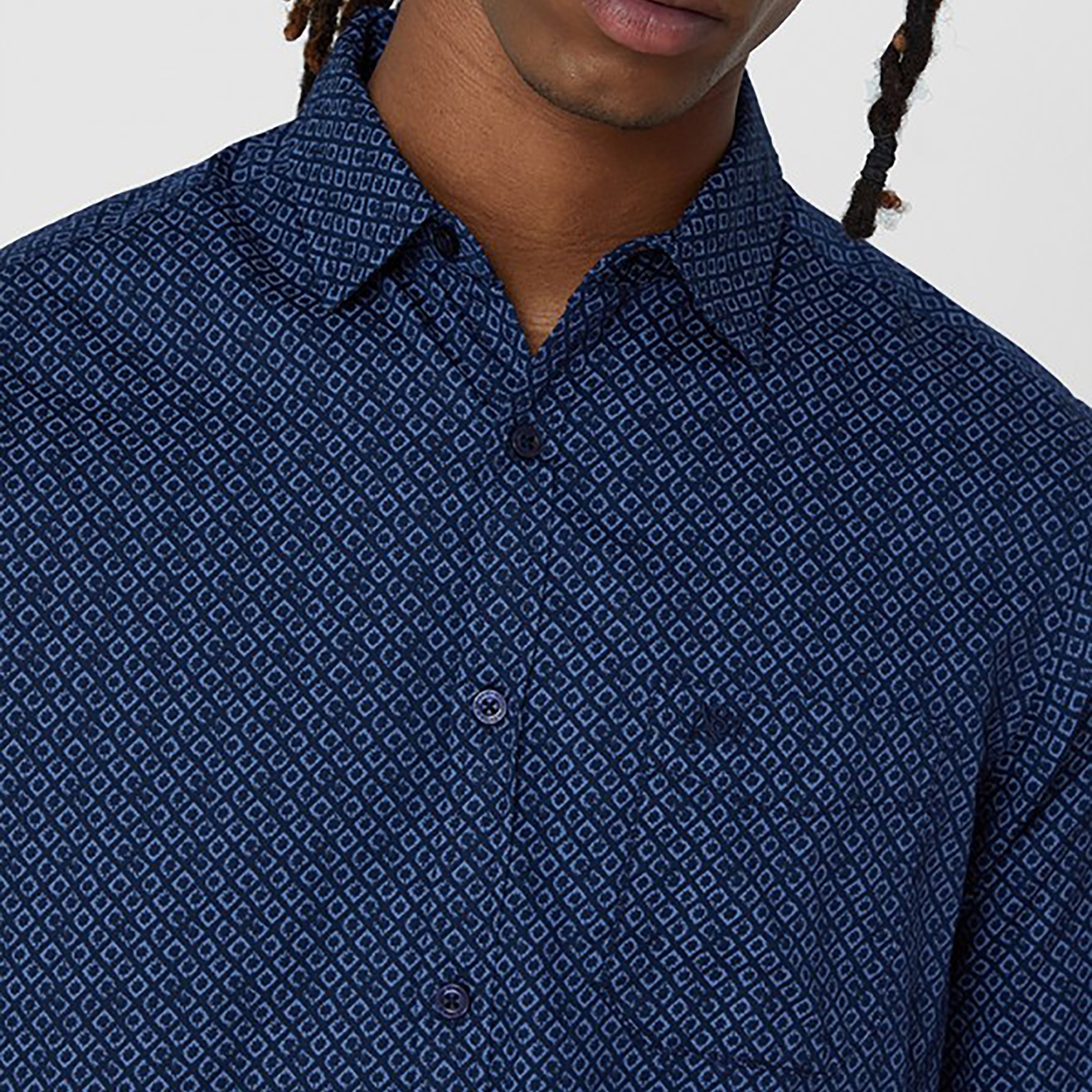 Aeropostale Printed Collared Long Sleeves Men's Shirt-men-clothing-shirts-image-3
