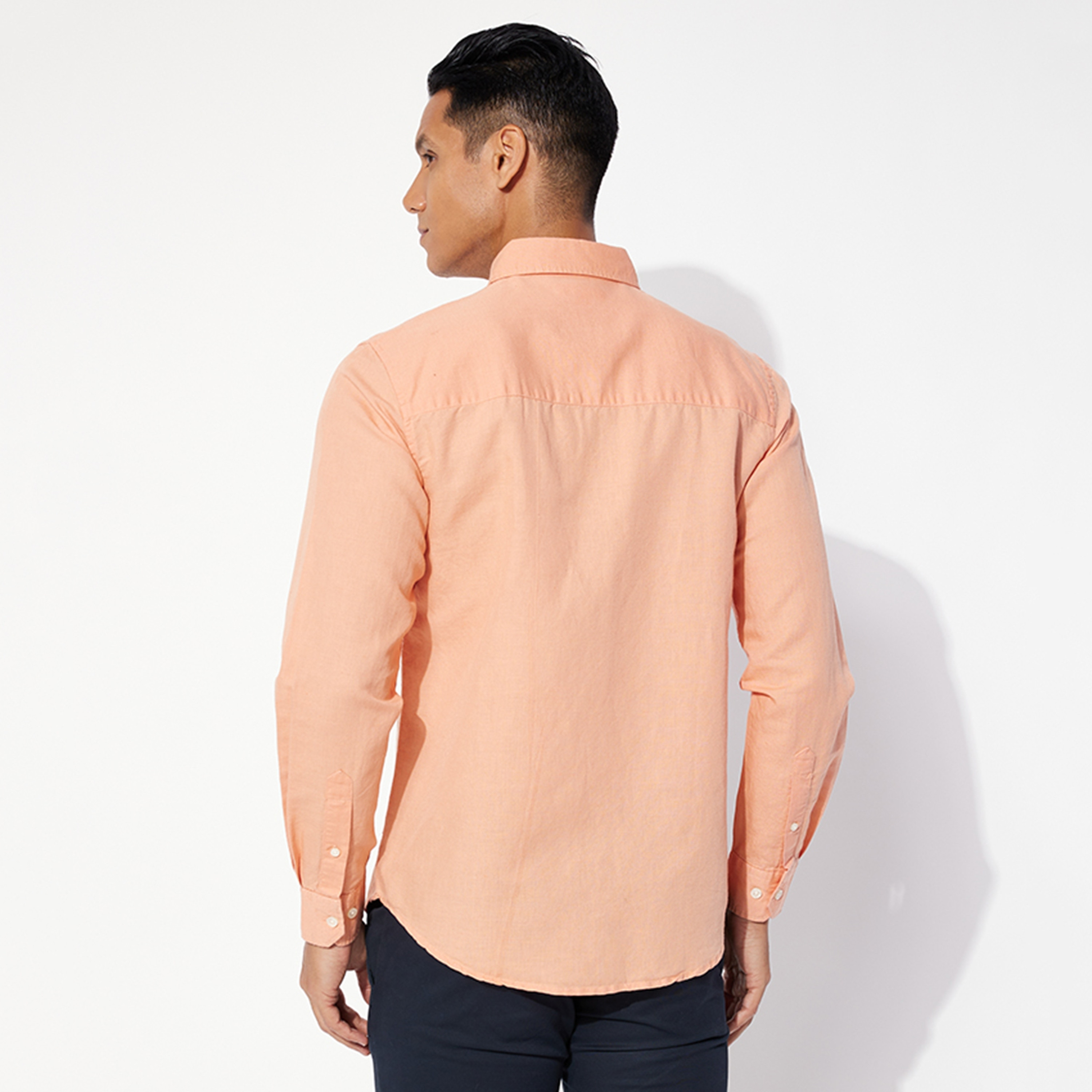 Aeropostale Plain Button-Down Collar Long Sleeves Men's Shirt-men-clothing-shirts-image-12