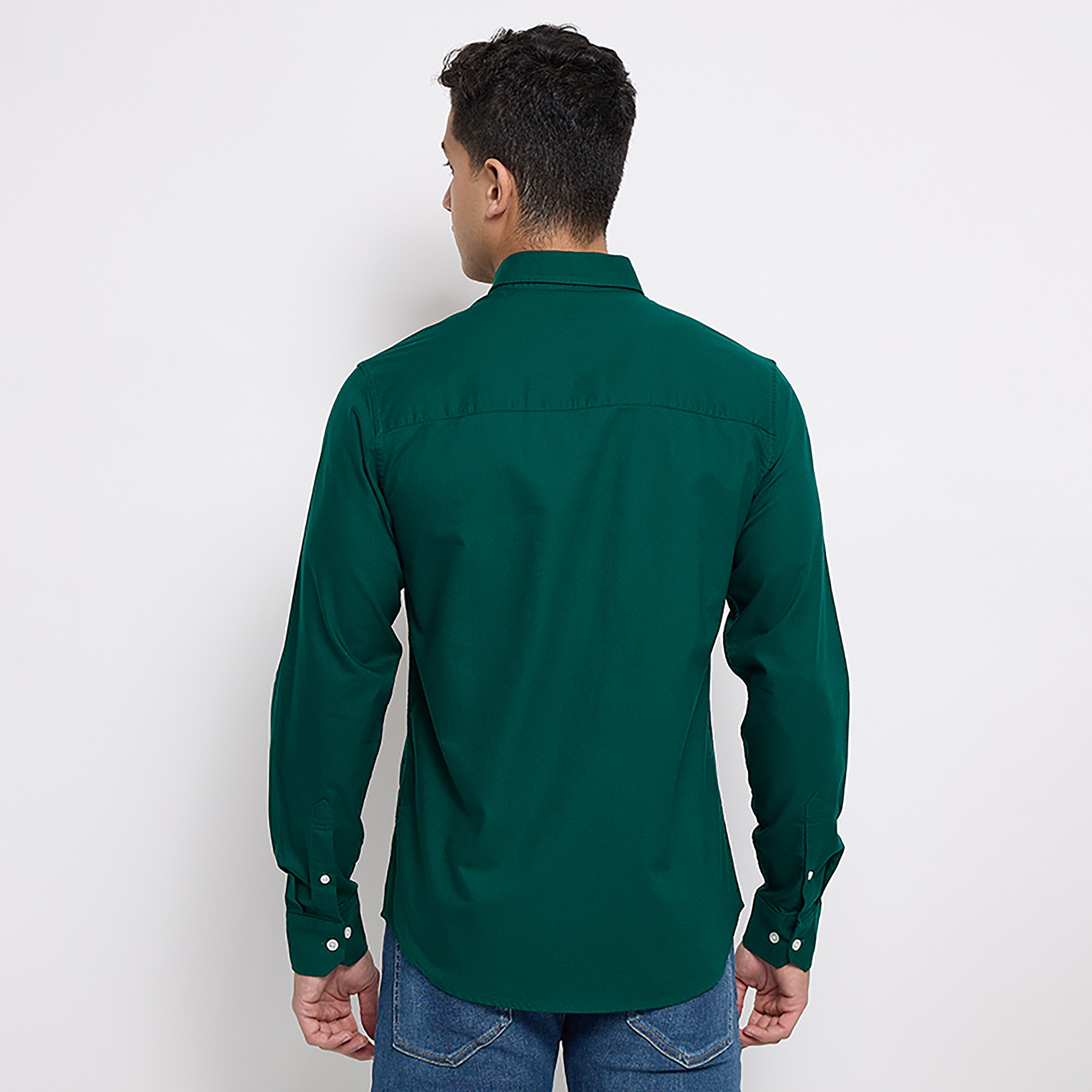 قميص من ايروبوستال عادي بأزرار سفلية وأكمام طويلة-men-clothing-shirts-image-3
