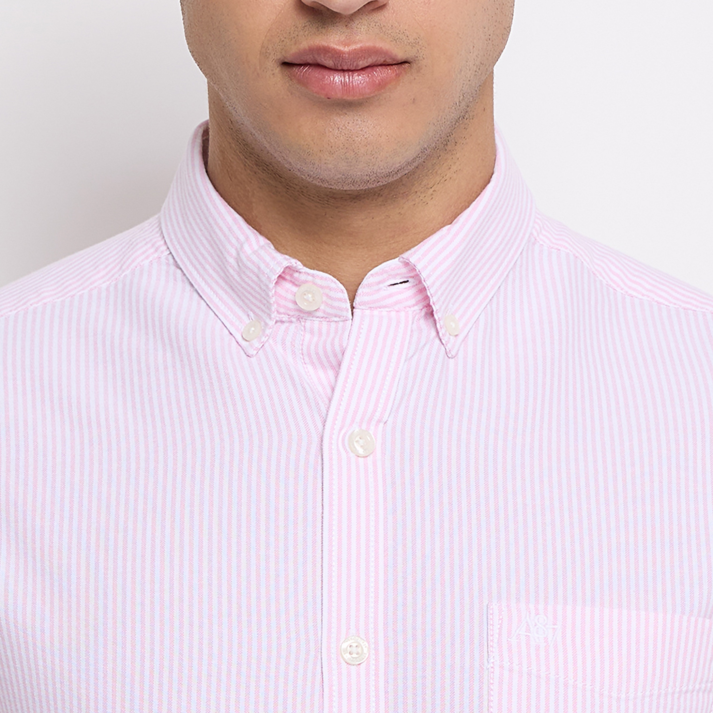 Aeropostale Stripes Button Down Collar Long Sleeves Shirt-men-clothing-shirts-image-7