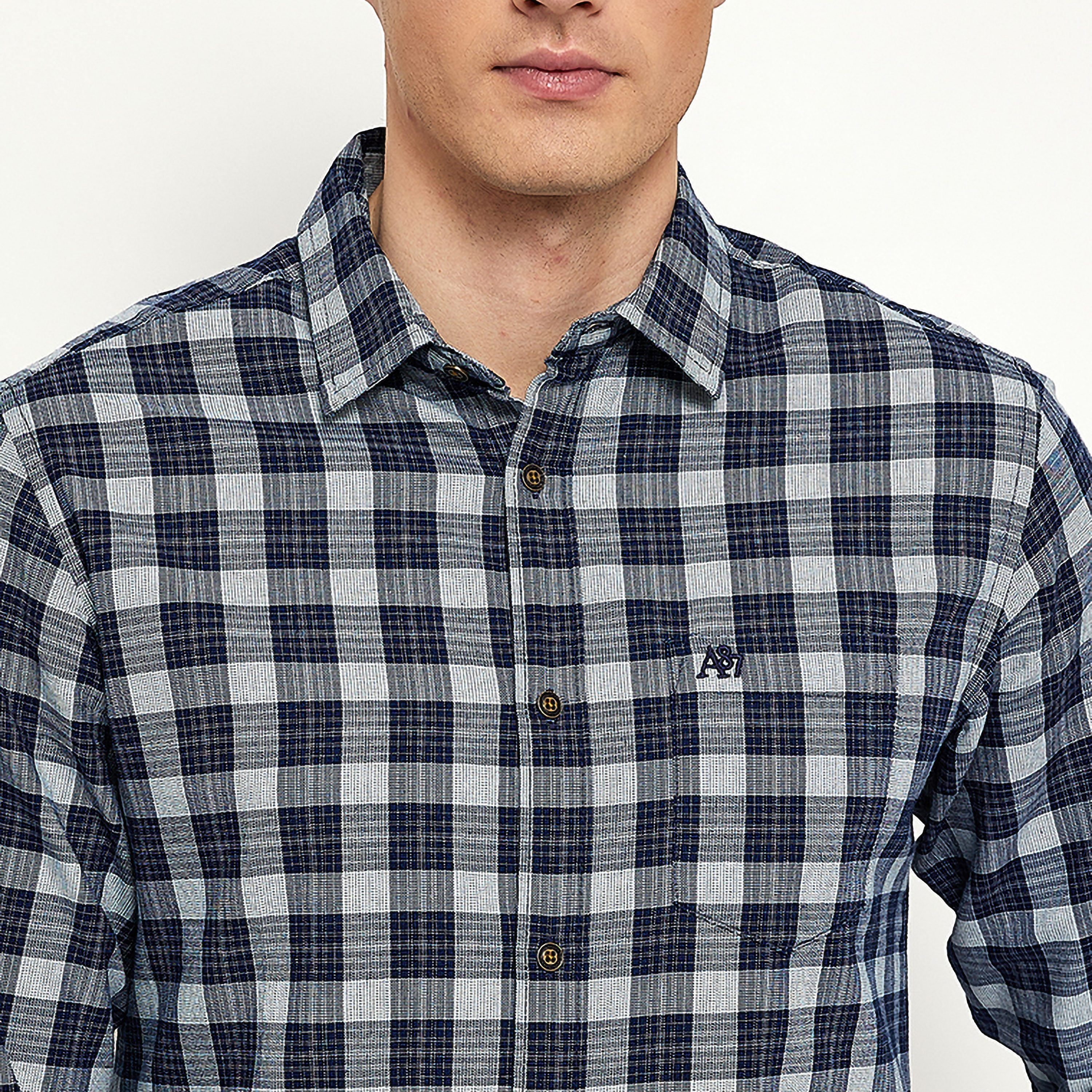Aeropostale Checked Classic Collar Long Sleeves Shirt-men-clothing-shirts-image-3