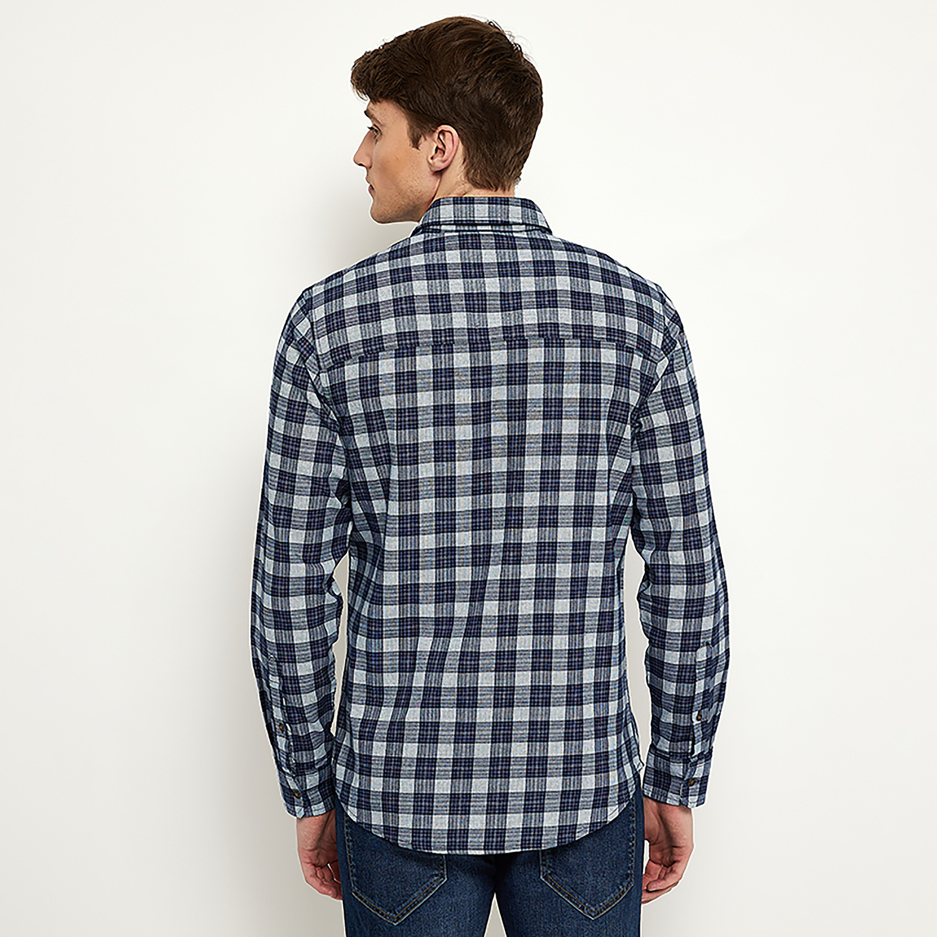 Aeropostale Checked Classic Collar Long Sleeves Shirt-men-clothing-shirts-image-4