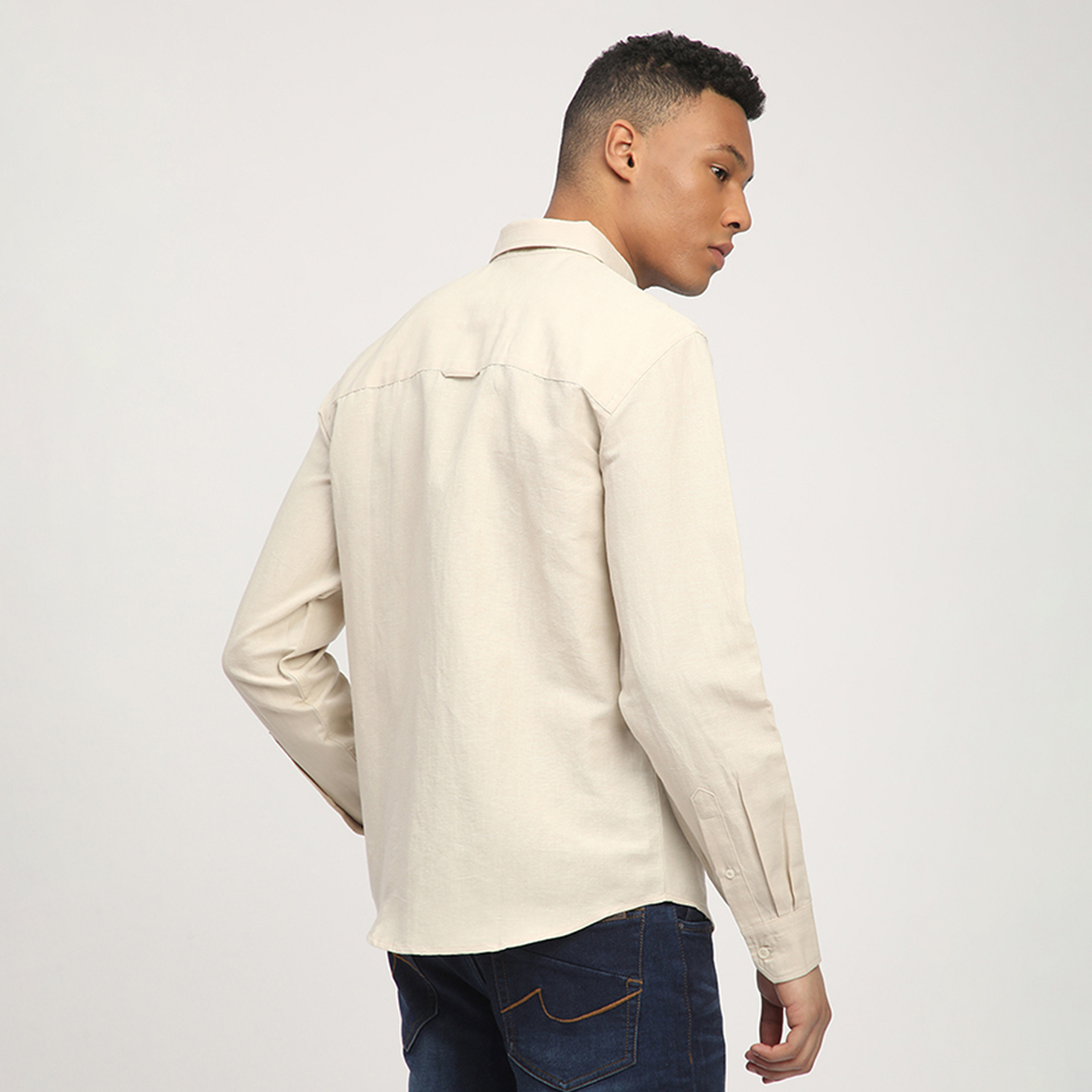 إيروبوستال - قميص  سادة بأكمام طويلة-men-clothing-shirts-image-4