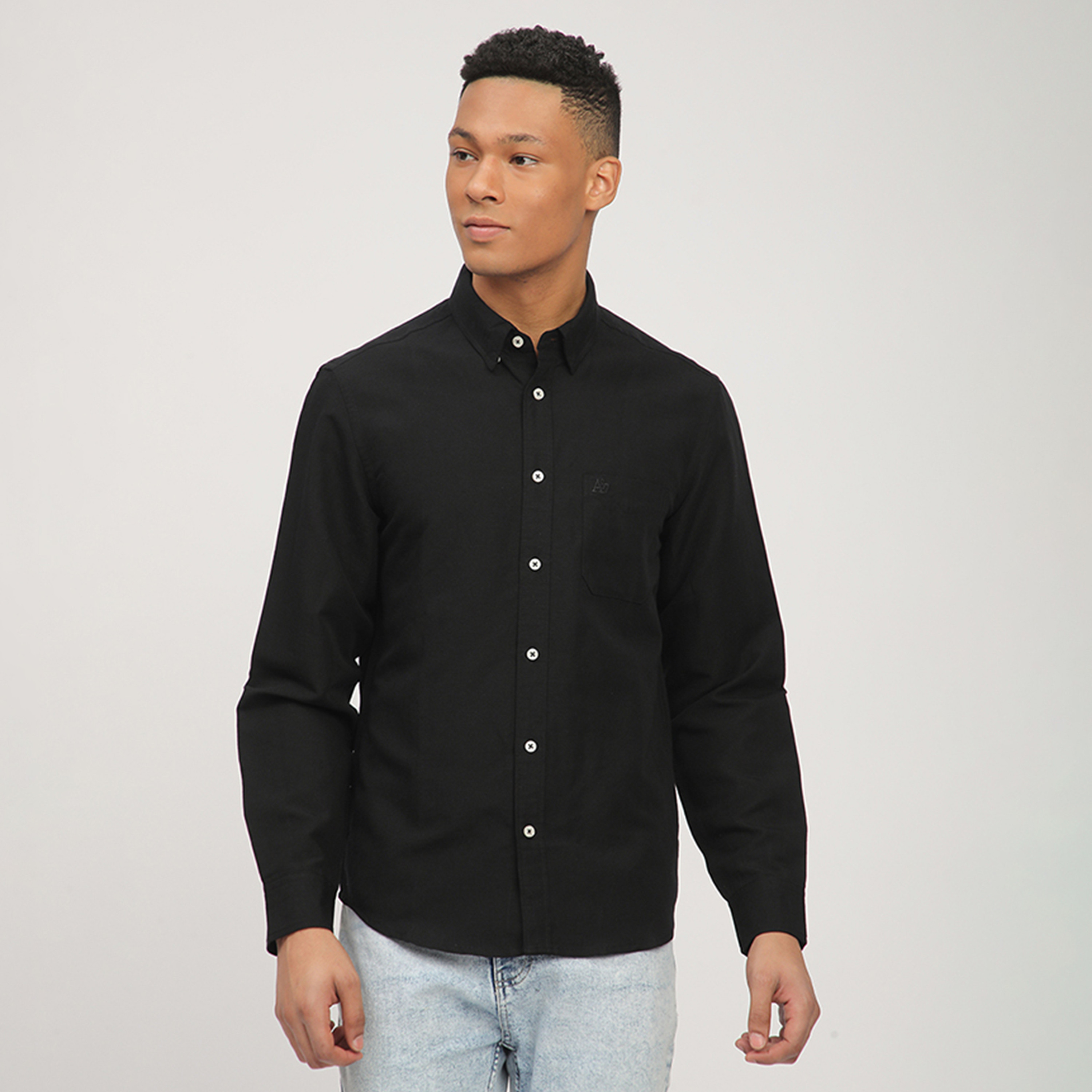 إيروبوستال - قميص  سادة بأكمام طويلة-men-clothing-shirts-image-9