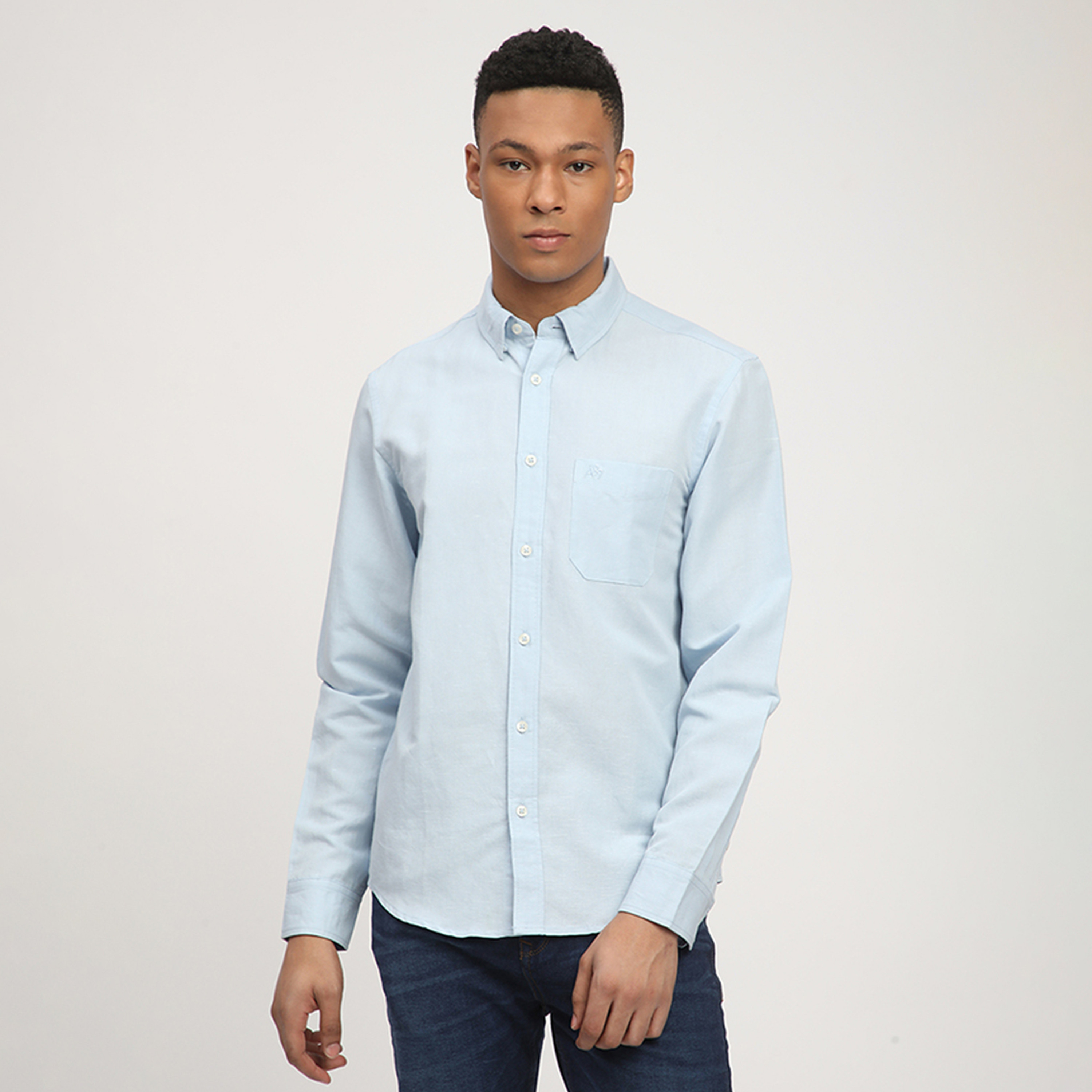 إيروبوستال - قميص  سادة بأكمام طويلة-men-clothing-shirts-image-13