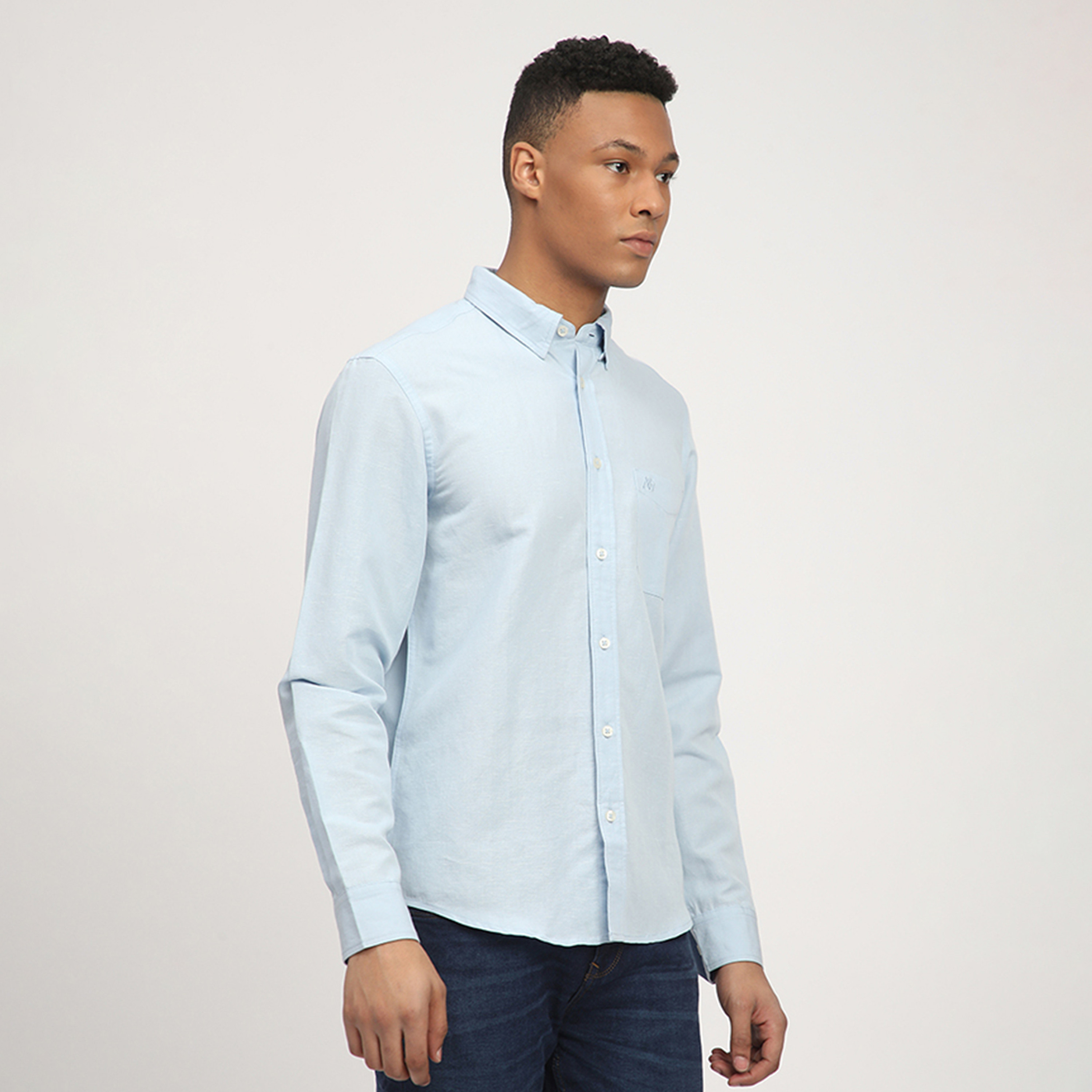 إيروبوستال - قميص  سادة بأكمام طويلة-men-clothing-shirts-image-15
