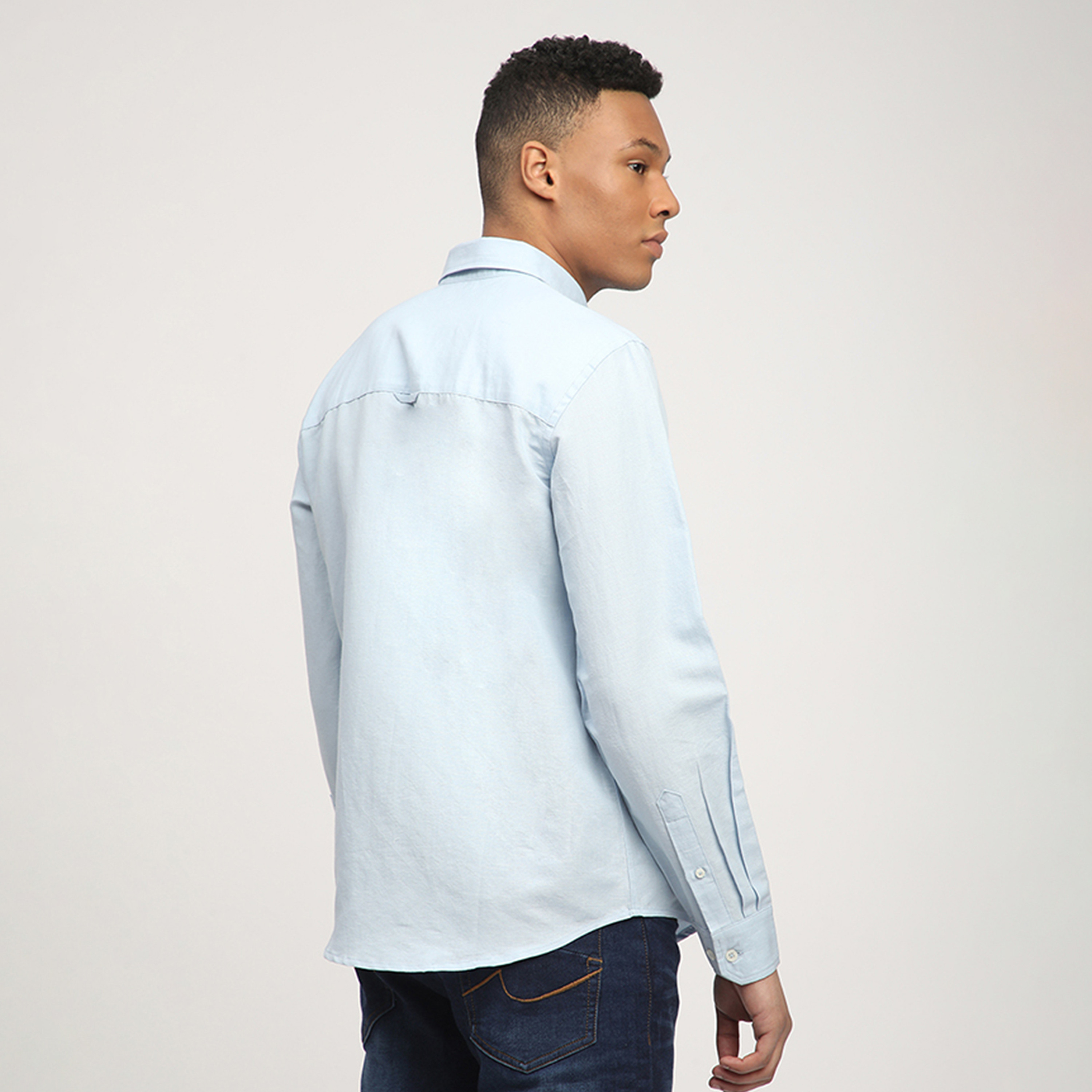 إيروبوستال - قميص  سادة بأكمام طويلة-men-clothing-shirts-image-16