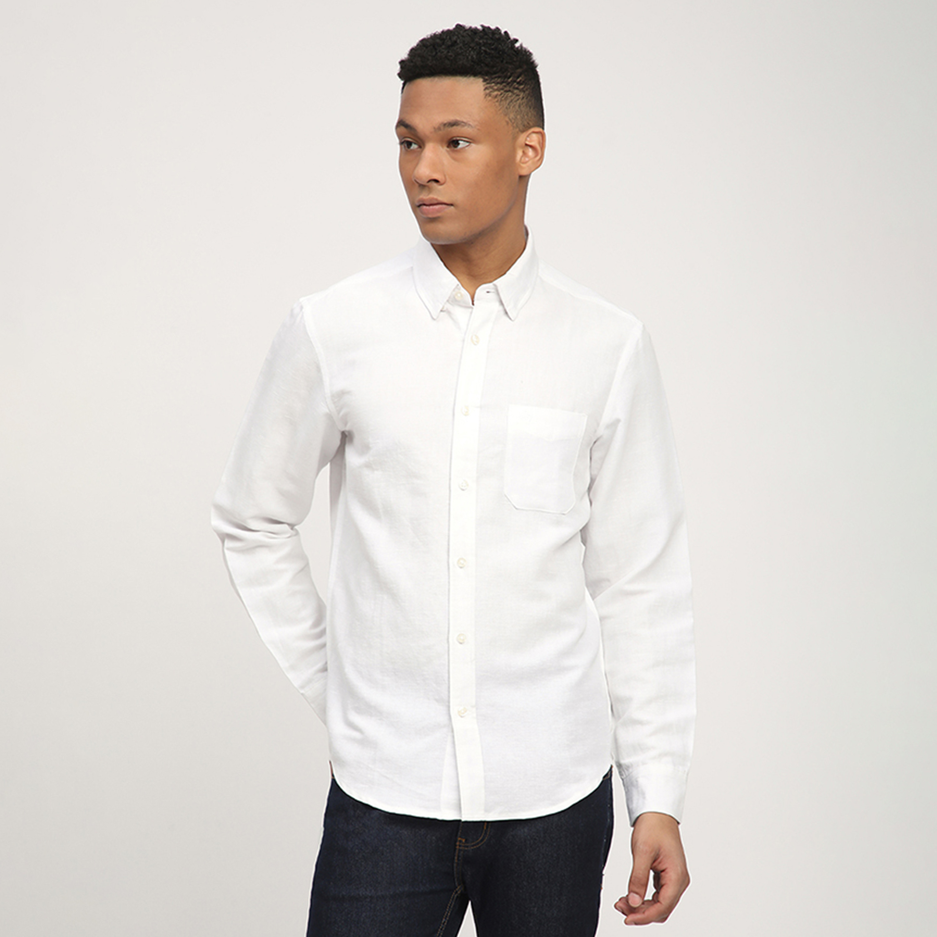 إيروبوستال - قميص  سادة بأكمام طويلة-men-clothing-shirts-image-5