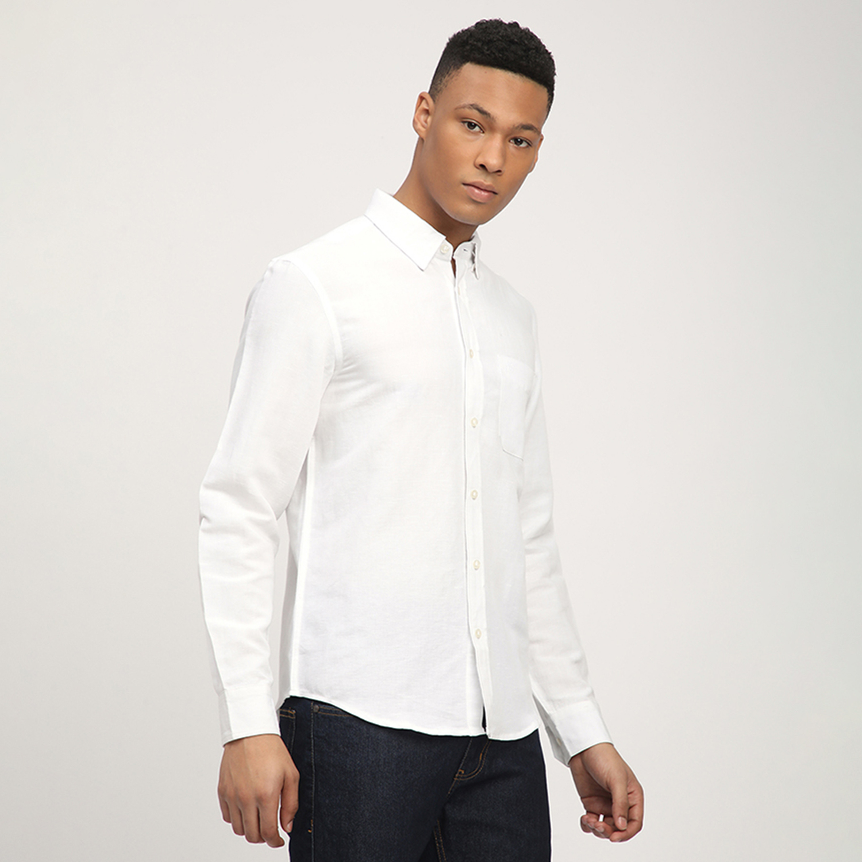 إيروبوستال - قميص  سادة بأكمام طويلة-men-clothing-shirts-image-7