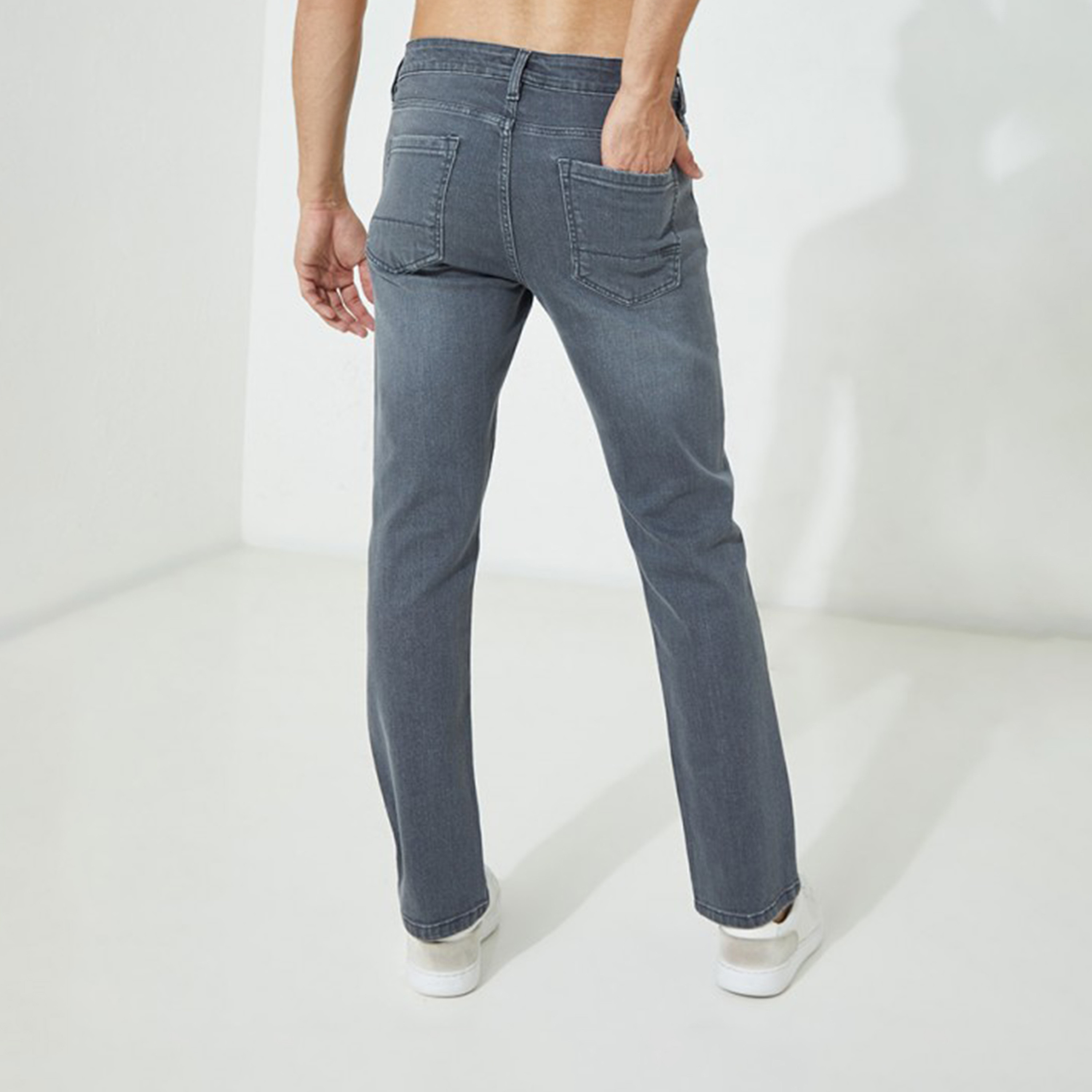 أيروبوستال- بنطلون جينز رجالي ضيق بخصر متوسط ​-men-clothing-bottoms-jeans-image-2