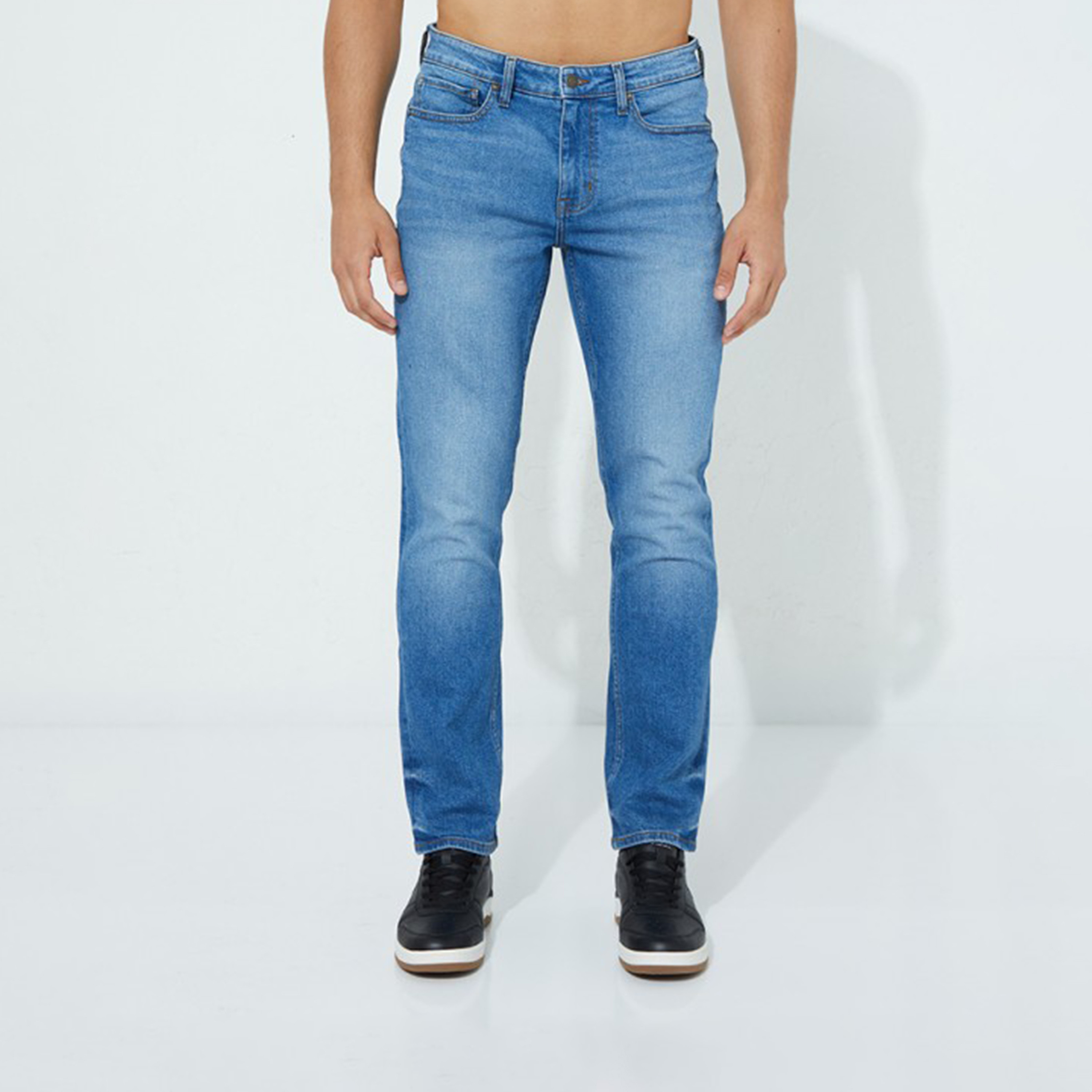 أيروبوستال- بنطلون جينز رجالي ضيق بخصر متوسط ​with Mid wAsh-men-clothing-bottoms-jeans-image-1
