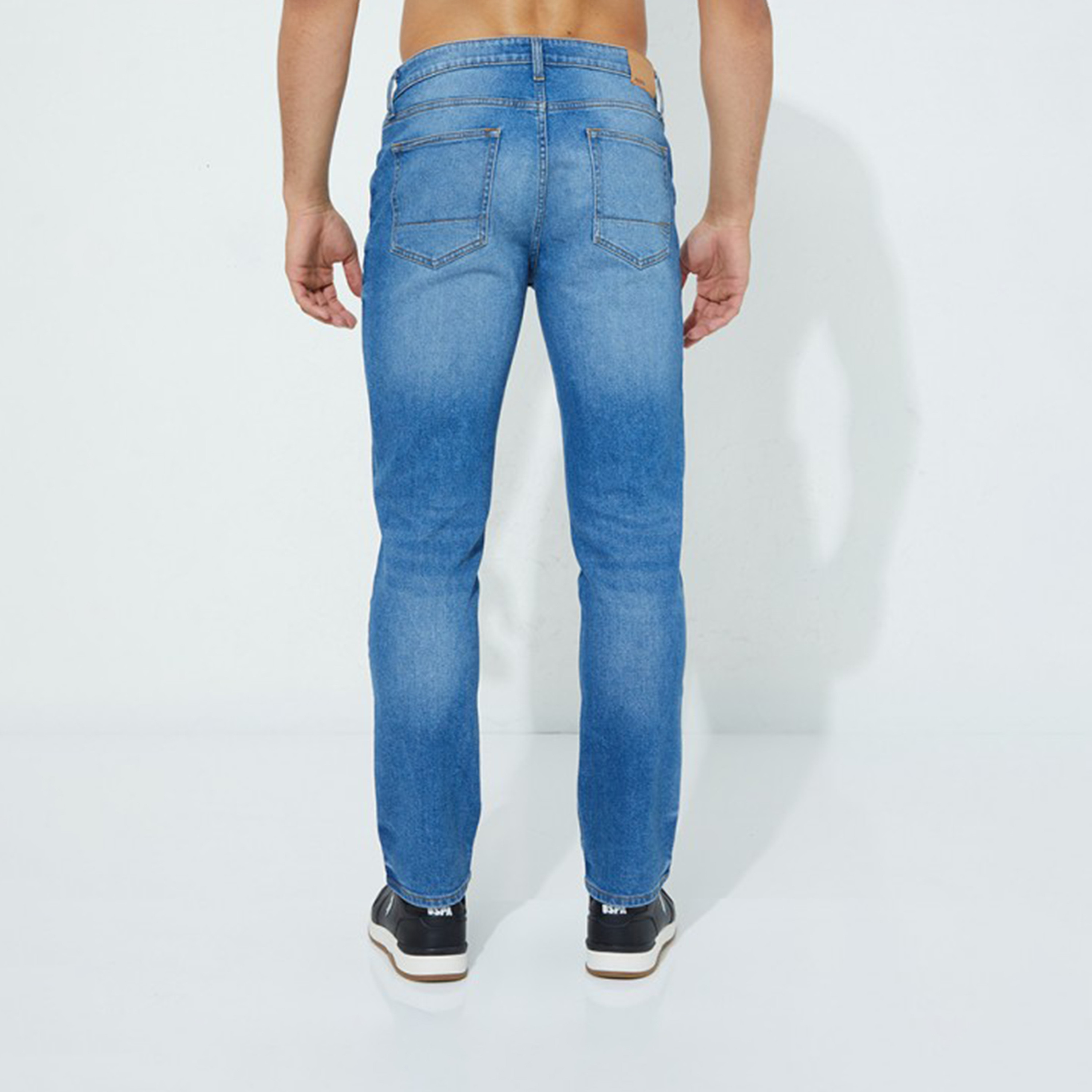 أيروبوستال- بنطلون جينز رجالي ضيق بخصر متوسط ​with Mid wAsh-men-clothing-bottoms-jeans-image-2