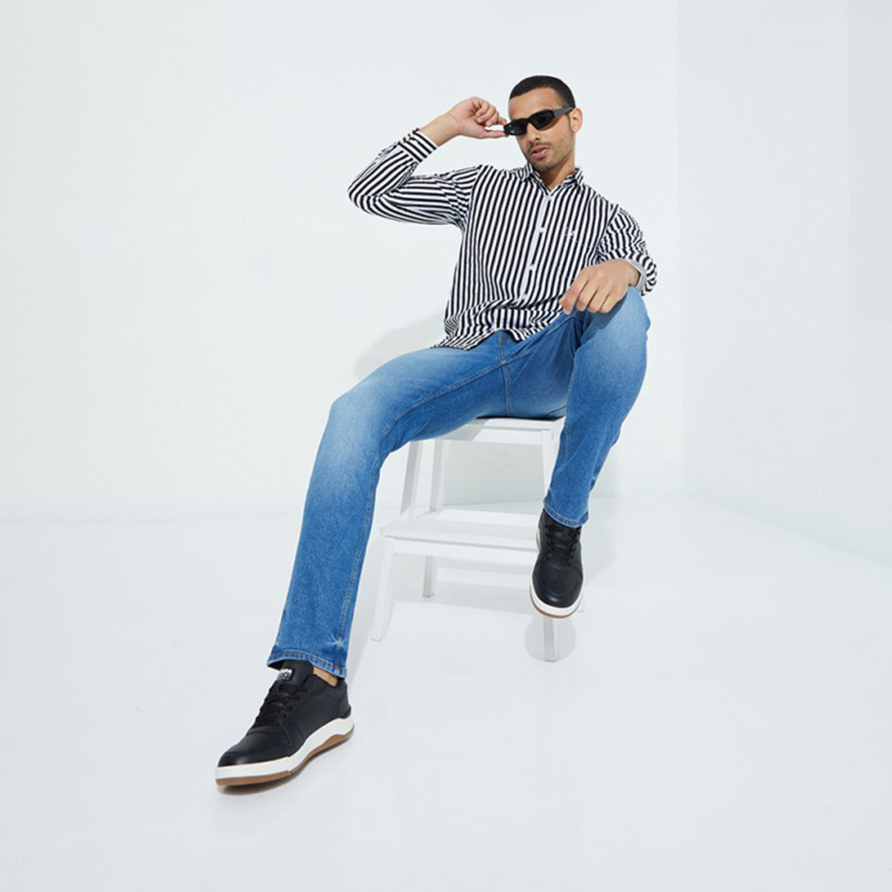 أيروبوستال- بنطلون جينز رجالي ضيق بخصر متوسط ​with Mid wAsh-men-clothing-bottoms-jeans-image-4