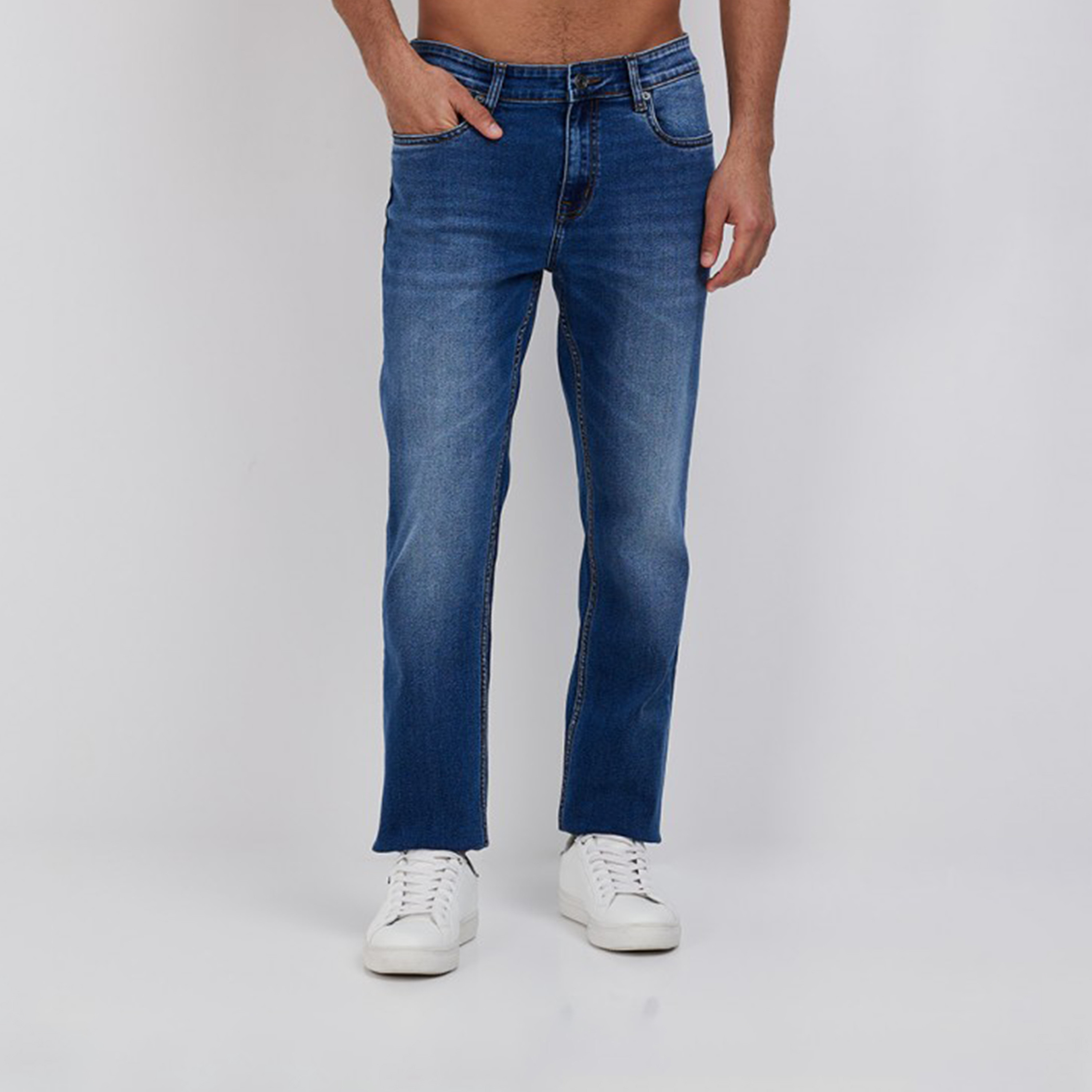 Aeropostale Men's Slim Fit Mid-Rise Denim-men-clothing-bottoms-jeans-image-1