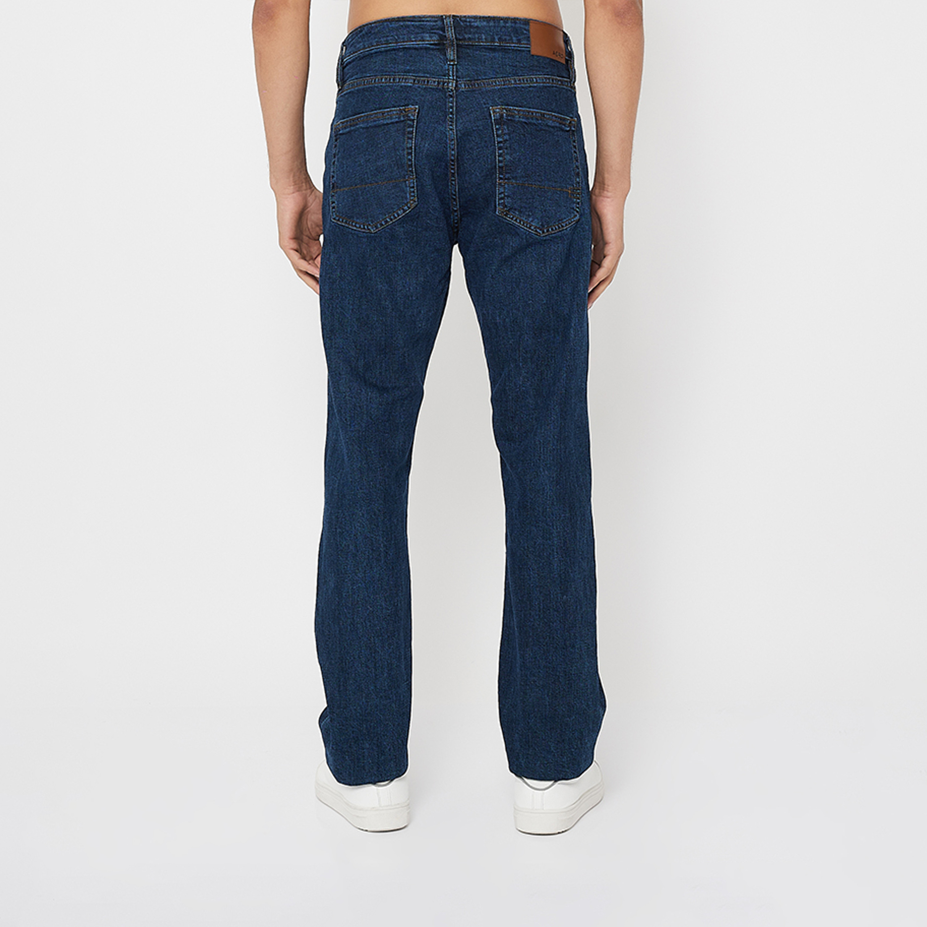 أيروبوستال- بنطلون جينز رجالي ضيق بخصر متوسط ​​غسول غامق-men-clothing-bottoms-jeans-image-2