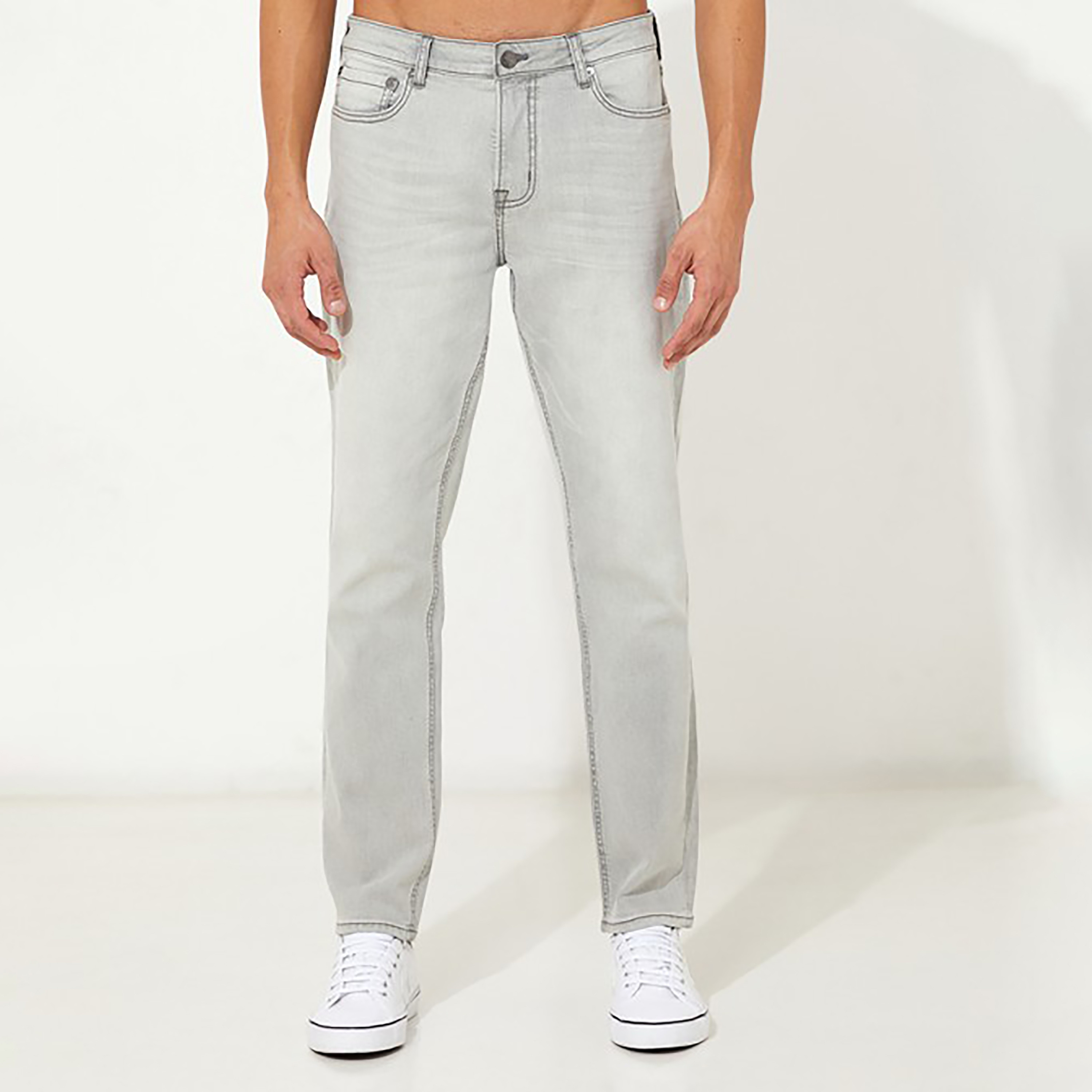بنطال جينز من ايروبوستال ذو قصة عادية وجيب متوسط الارتفاع-men-clothing-bottoms-jeans-image-1