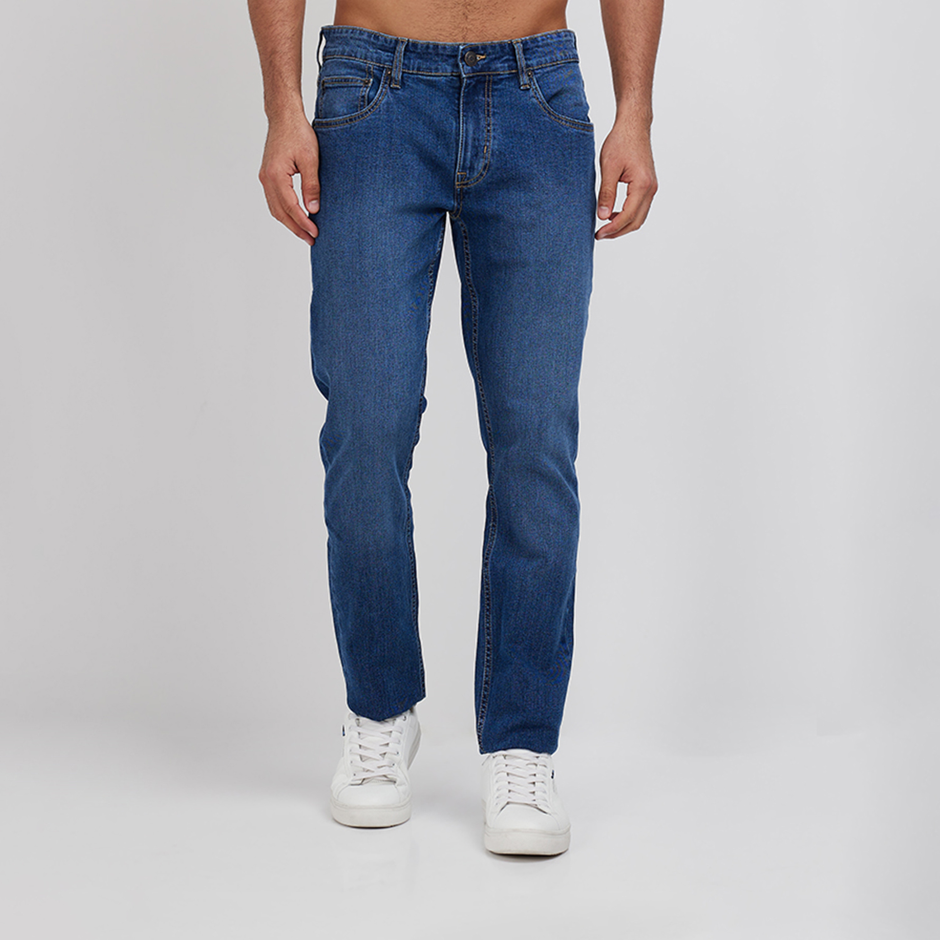 Aeropostale Men's Regular Fit Mid-Rise Mid Wash Jeans-men-clothing-bottoms-jeans-image-1