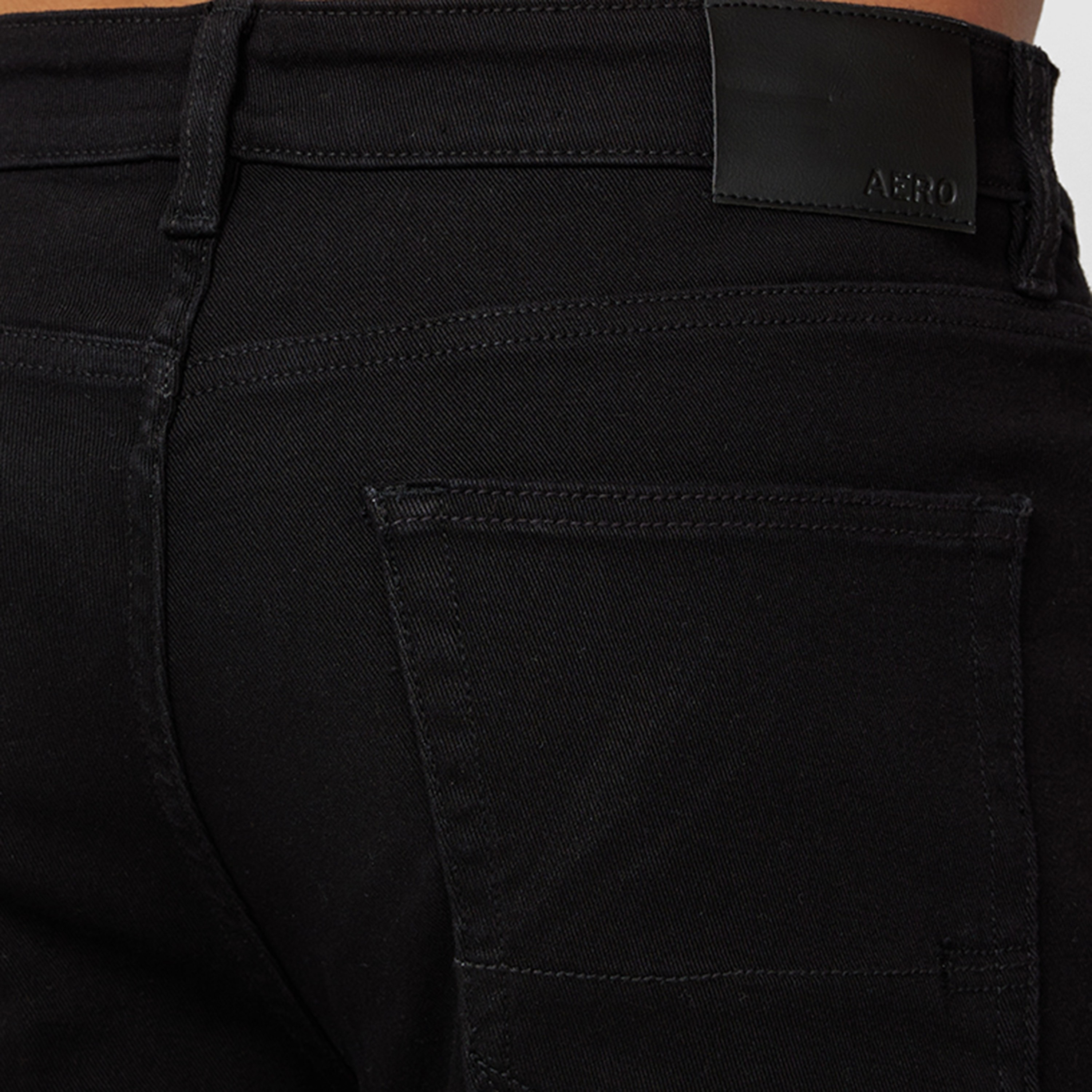Aeropostale Plain Mid-Rise Button and Zip Fly Men's Jeans-men-clothing-bottoms-jeans-image-3