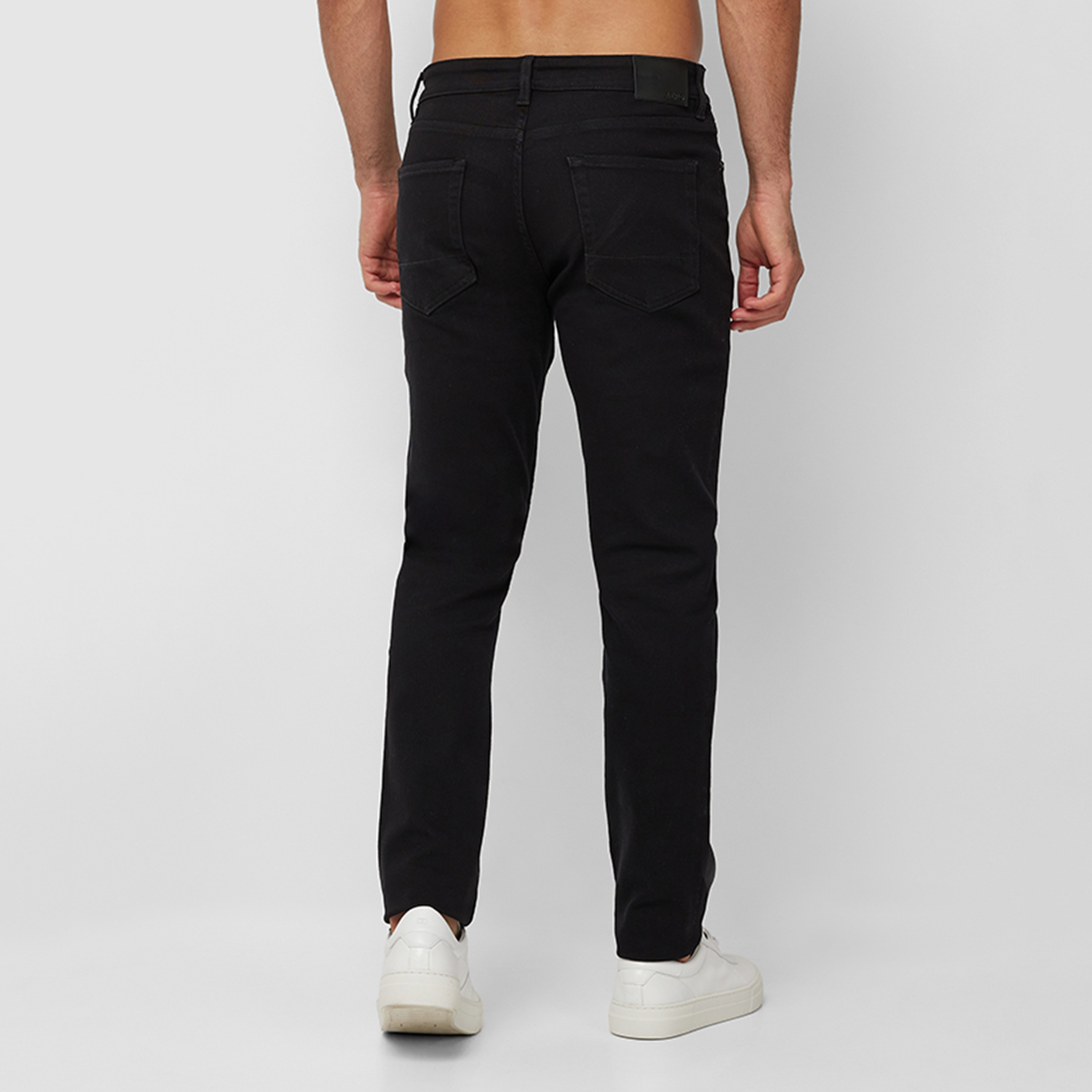 Aeropostale Plain Mid-Rise Button and Zip Fly Men's Jeans-men-clothing-bottoms-jeans-image-4
