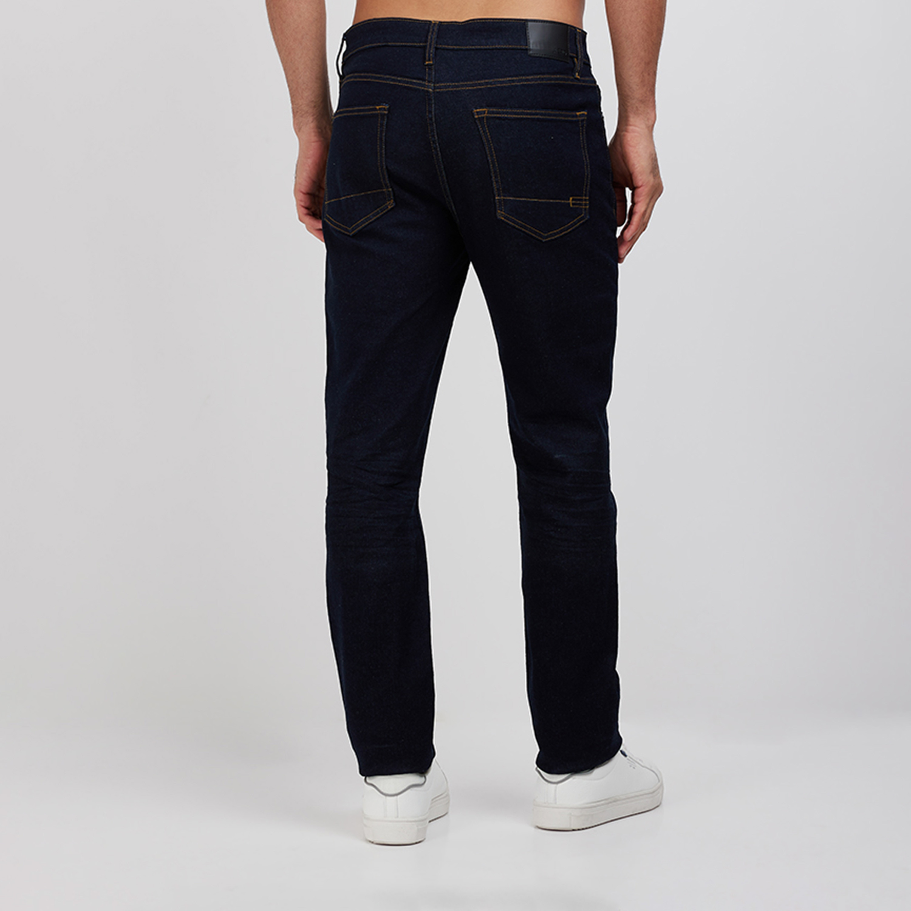 Aeropostale Men's Slim Fit Mid-Rise Dark Wash Jeans-men-clothing-bottoms-jeans-image-4