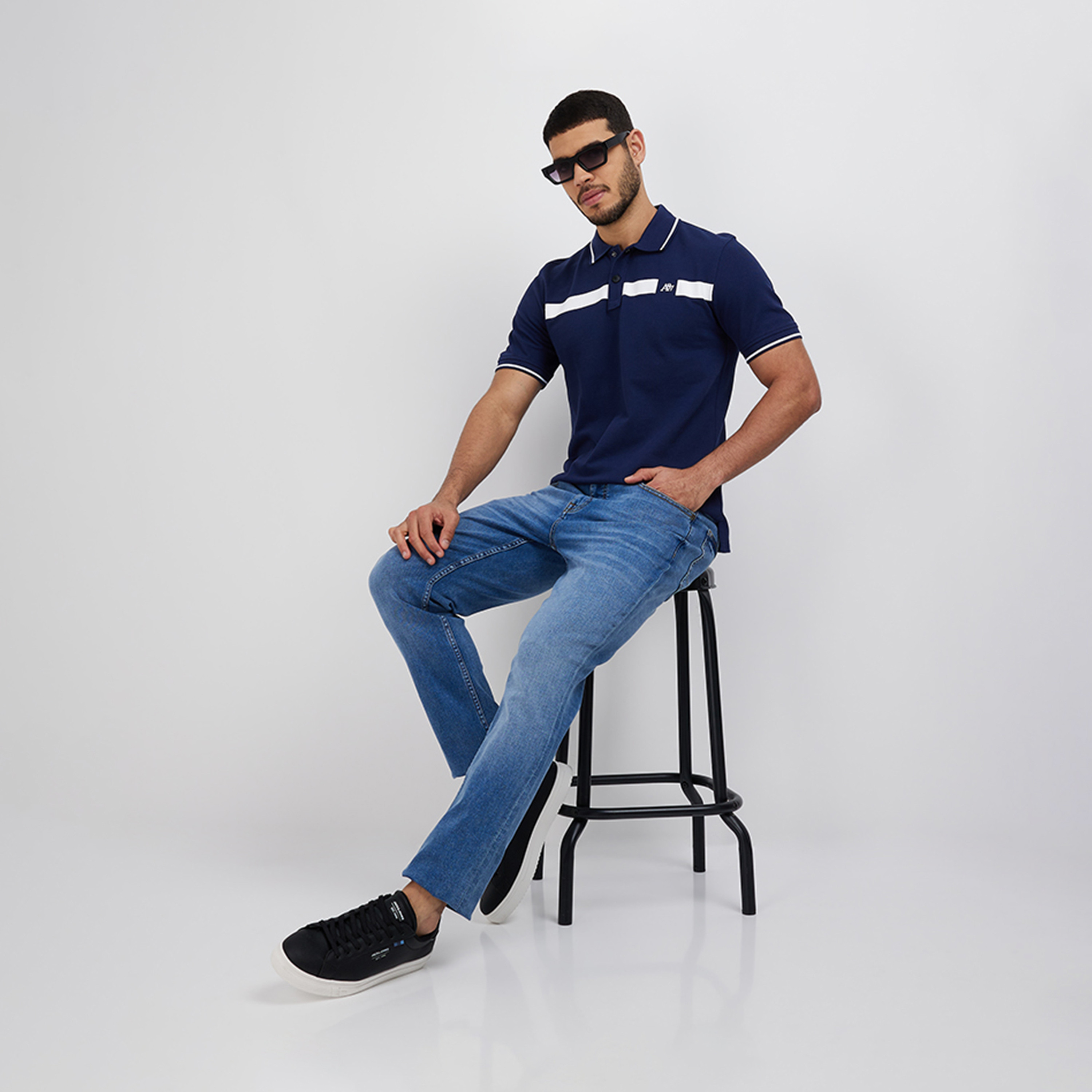 ايروبوستيل- بنطلون جينز رجالي ضيق بخصر متوسط ​​وبلون داكن مغسول-men-clothing-bottoms-jeans-image-6