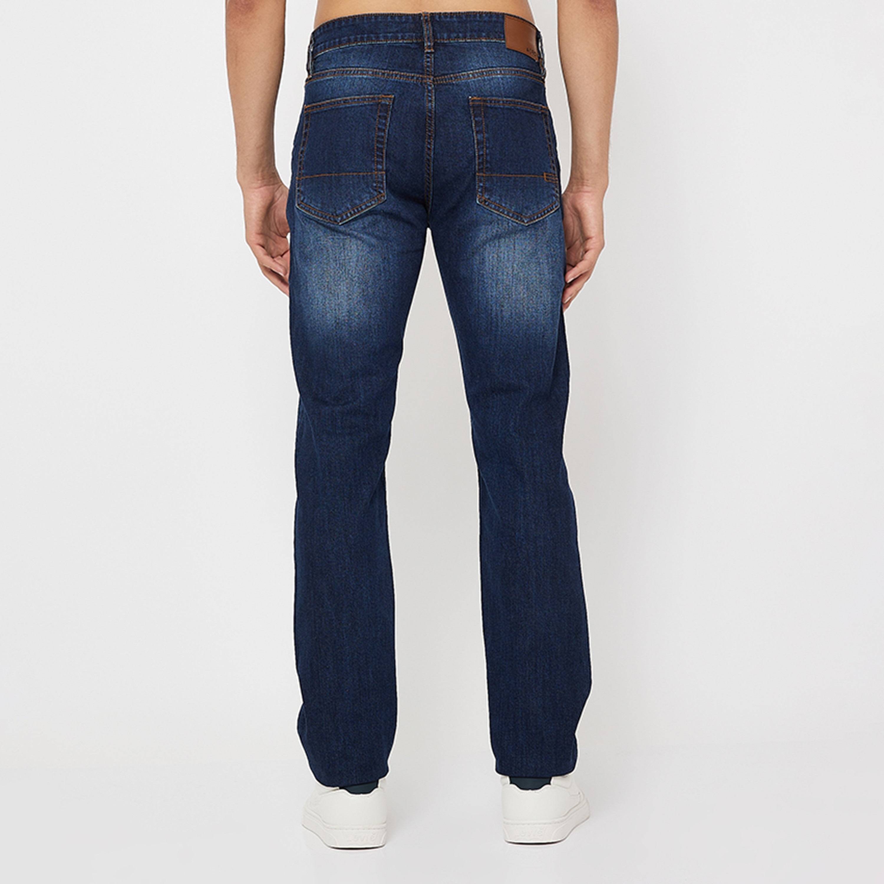 Aeropostale Plain Mid-Rise Button and Zip Fly Men's Jeans-men-clothing-bottoms-jeans-image-3