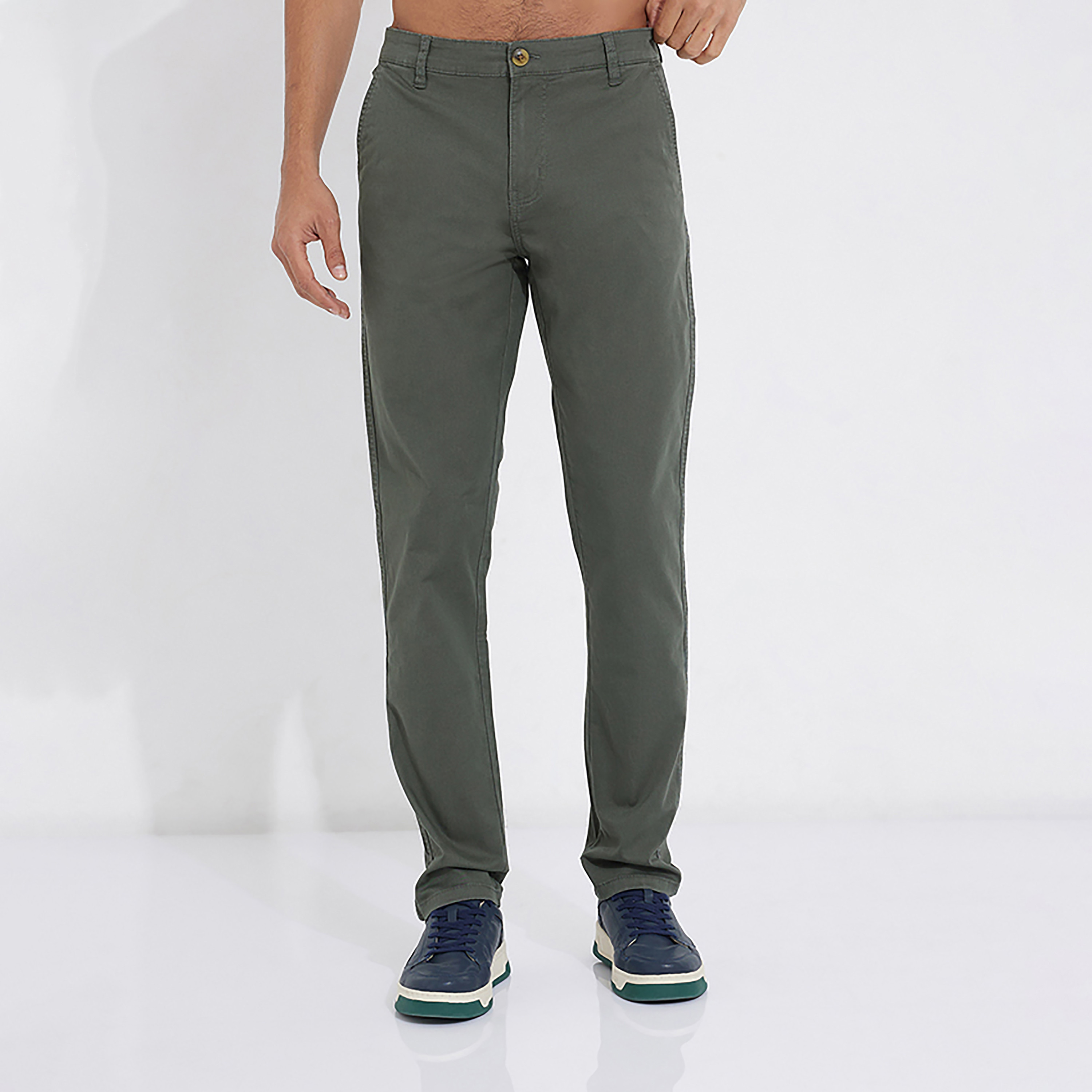 سروال رياضي بخصر متوسط الارتفاع من ايروبوستال-men-clothing-bottoms-trousersandchinos-trousers-image-1