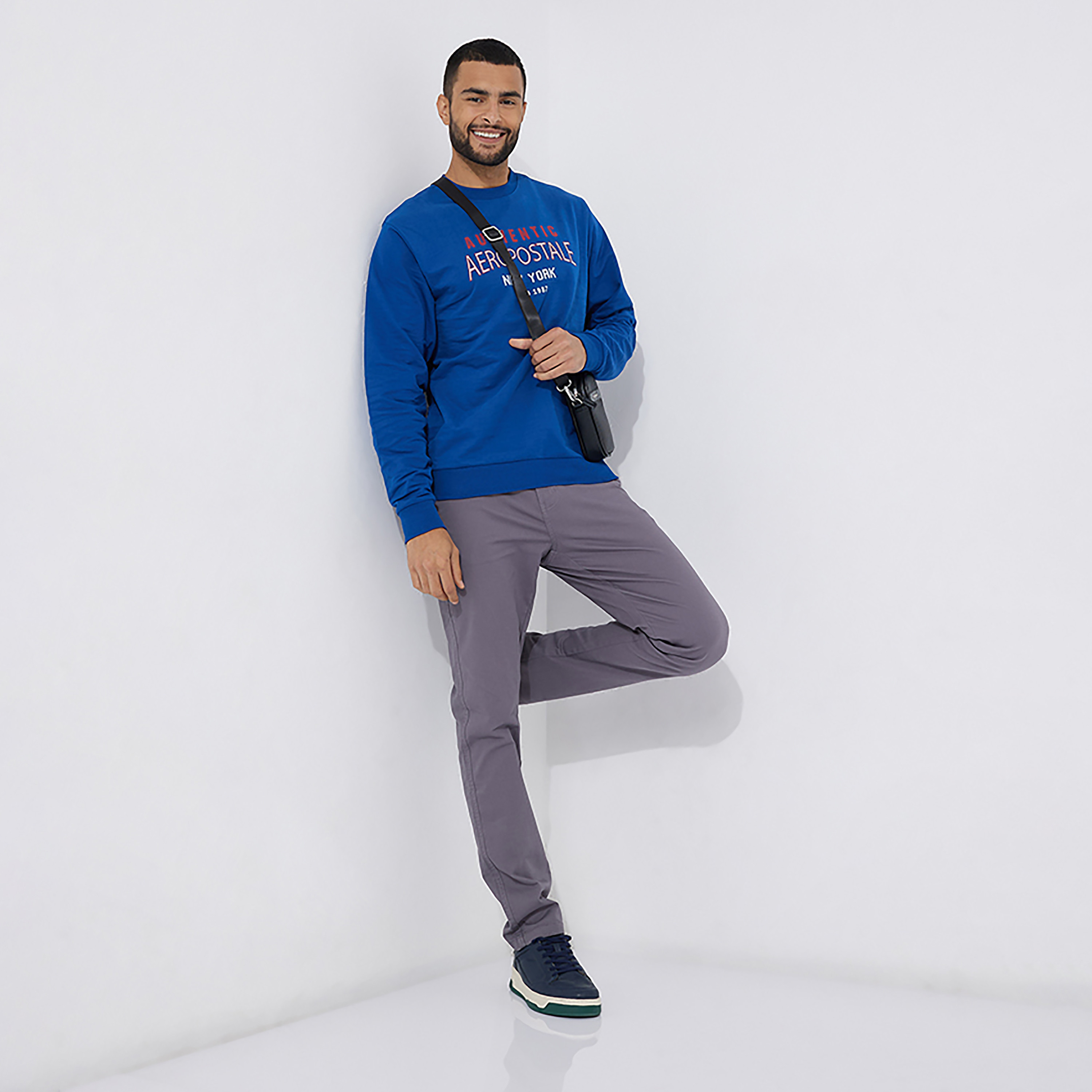 سروال رياضي بخصر متوسط الارتفاع من ايروبوستال-men-clothing-bottoms-trousersandchinos-trousers-image-14