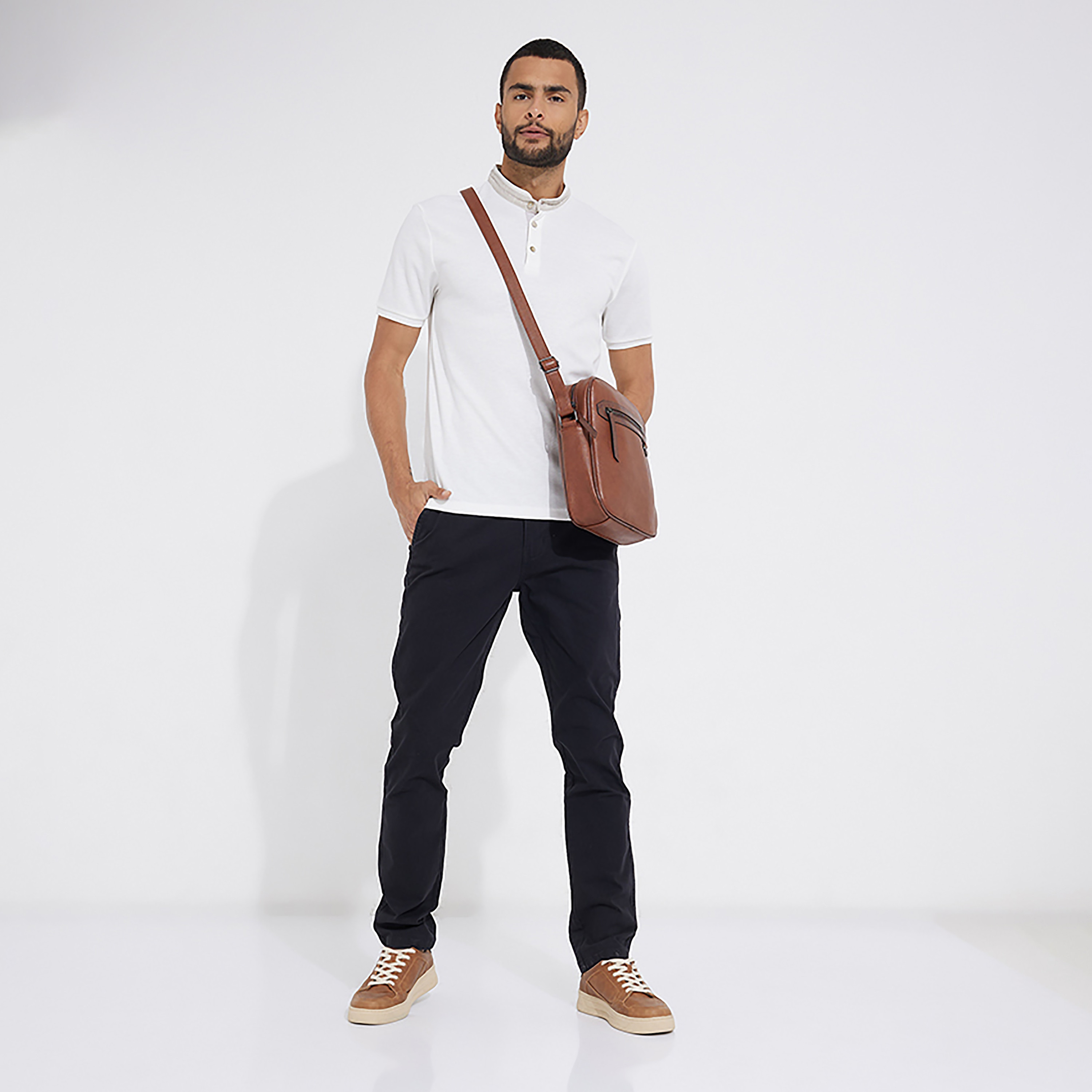 Aeropostale Plain Mid-Rise Trousers-men-clothing-bottoms-trousersandchinos-trousers-image-2