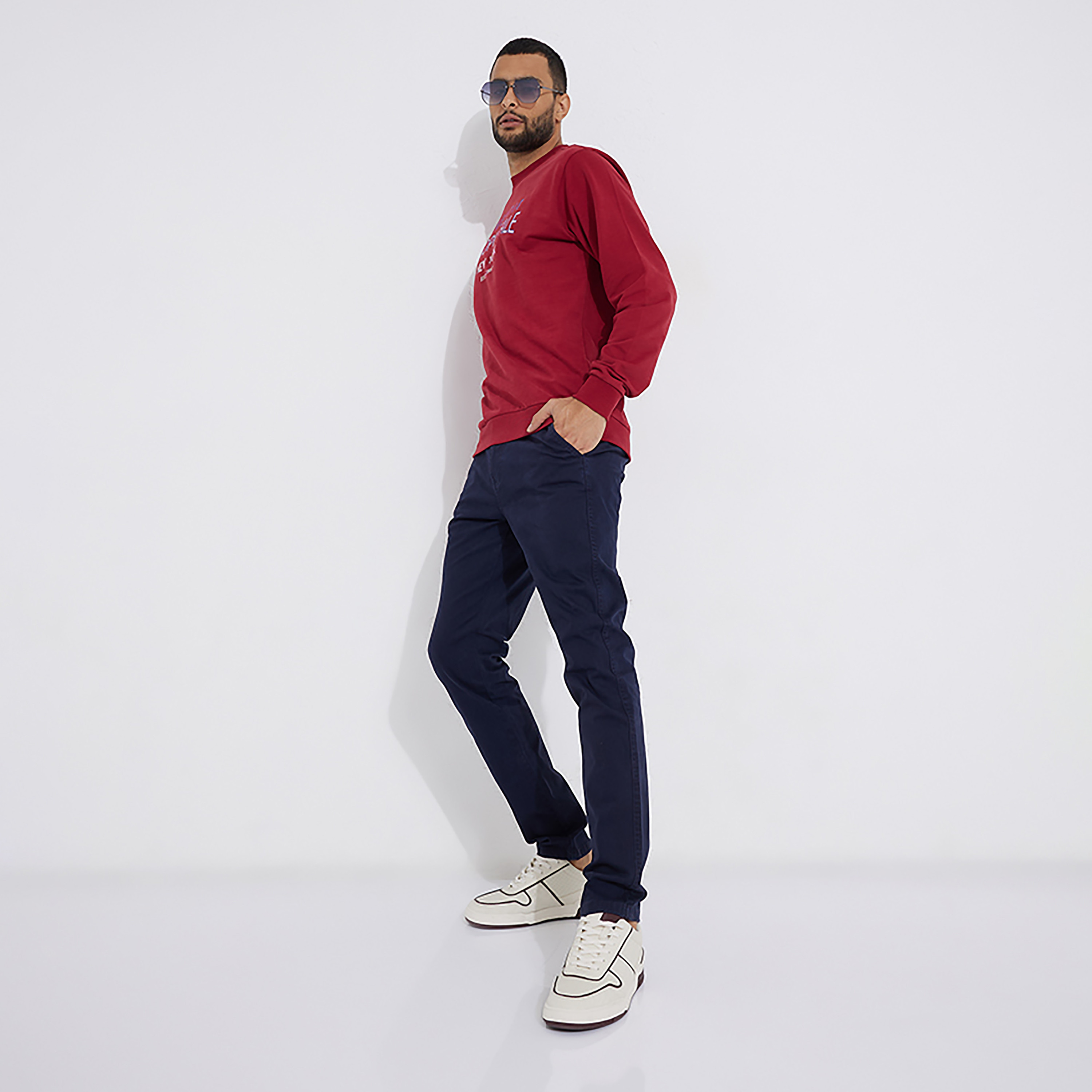 سروال رياضي بخصر متوسط الارتفاع من ايروبوستال-men-clothing-bottoms-trousersandchinos-trousers-image-6