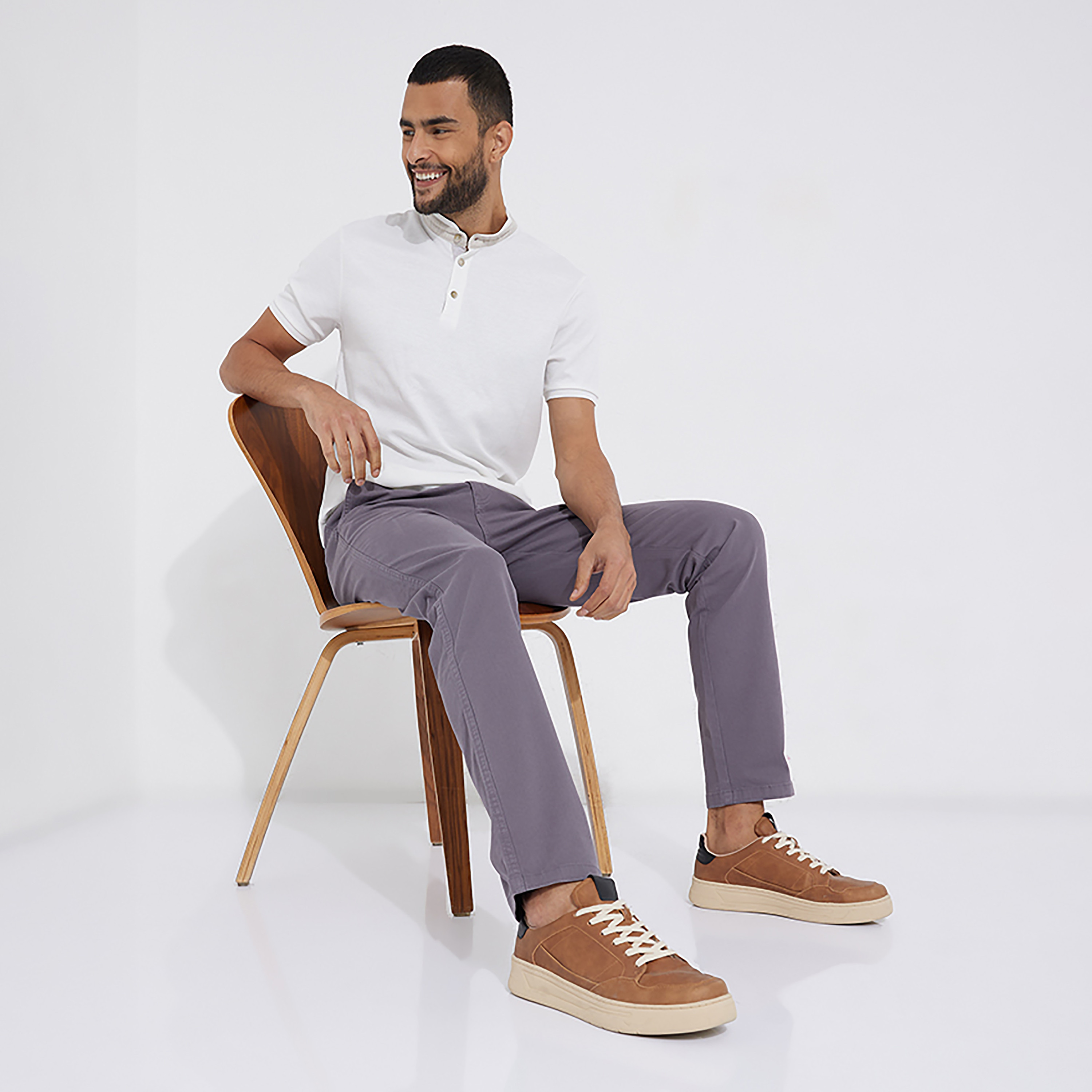 سروال رياضي بخصر متوسط الارتفاع من ايروبوستال-men-clothing-bottoms-trousersandchinos-trousers-image-14