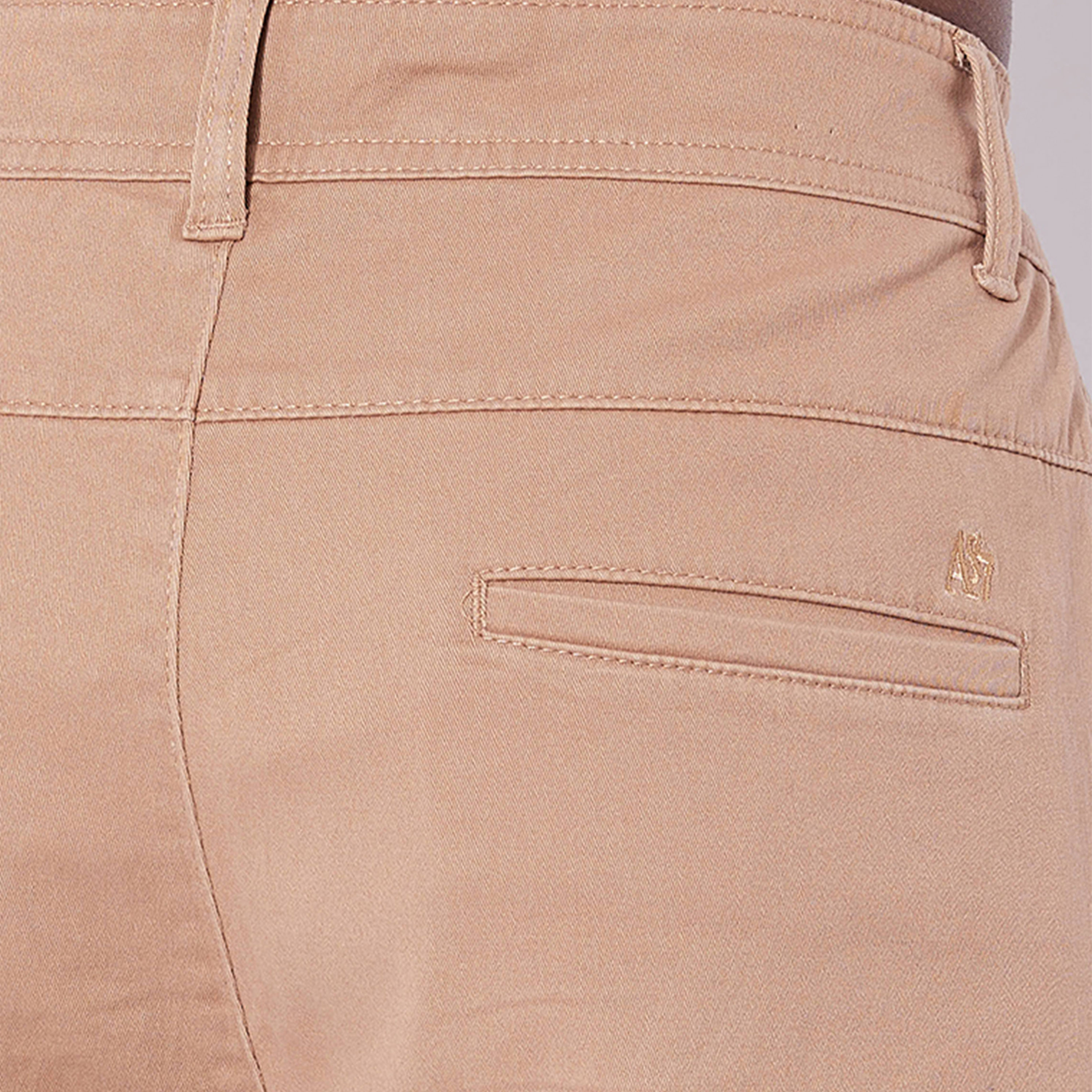 ايروبوستيل- بنطلون شينو اسود سادة بخصر متوسط ​​مغسول ومكشوف للرجال-men-clothing-bottoms-trousersandchinos-chinos-image-3